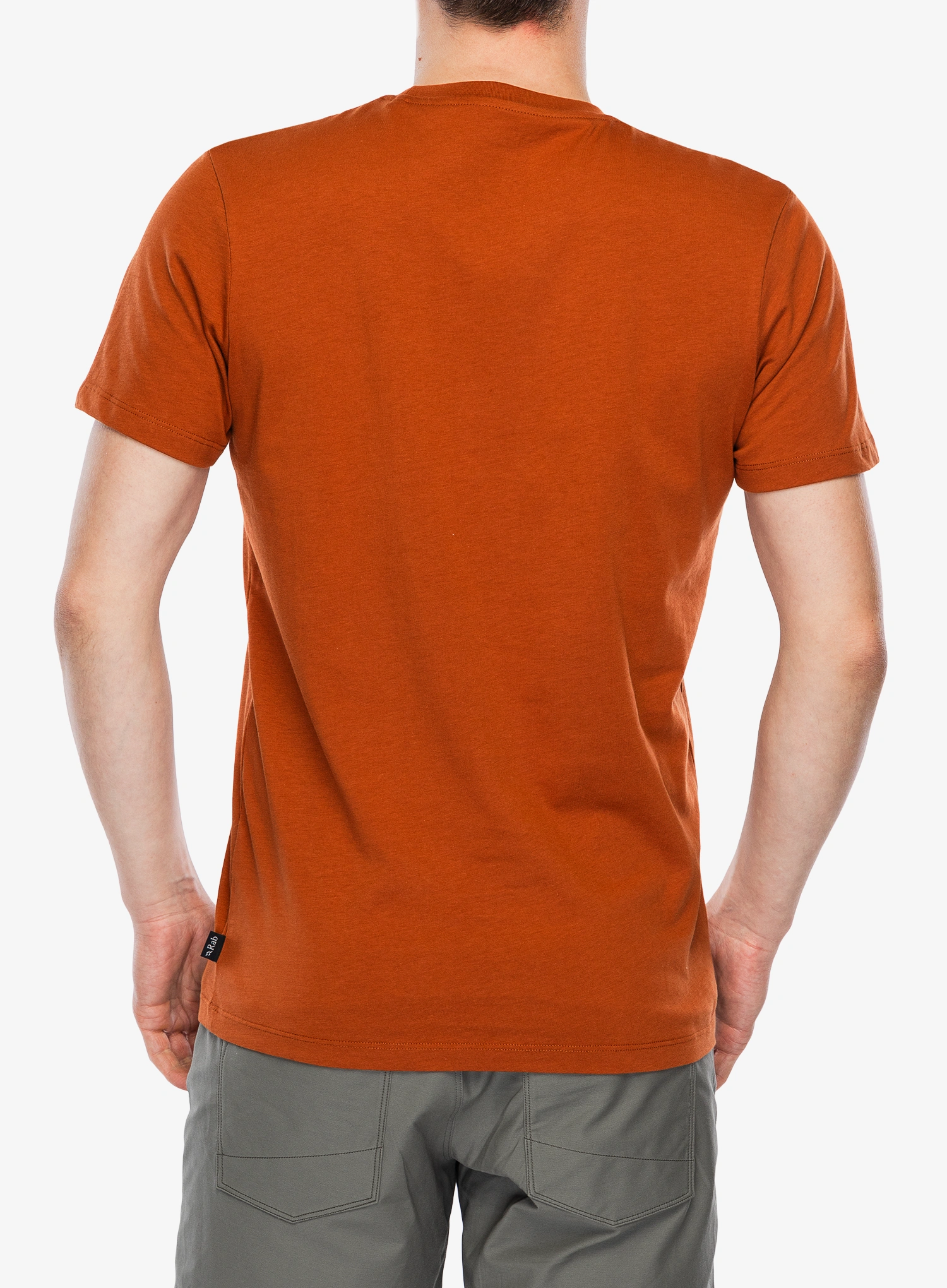 Tricou cu imprimeu Rab Stance Alpine Peak - red earth