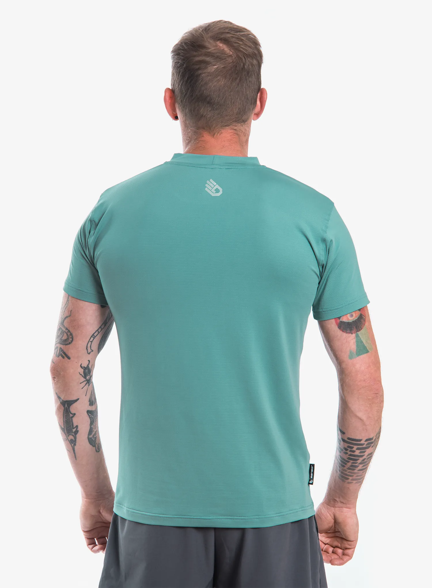 Tricou cu imprimeu Sensor Coolmax Techtee SS Compass - mint