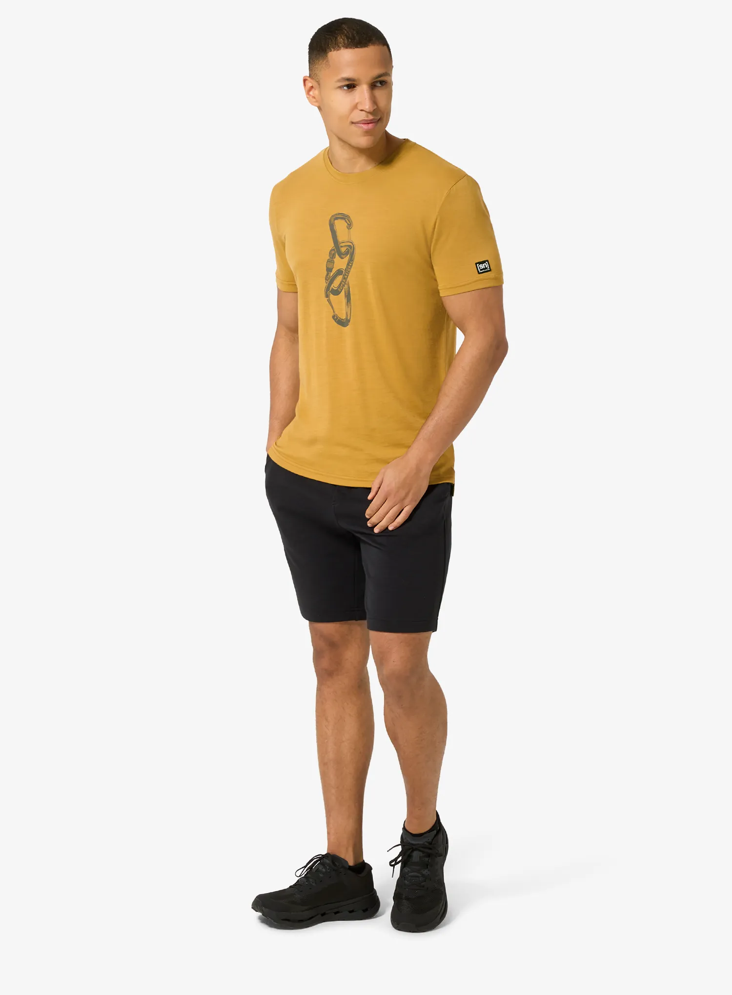 Tricou cu imprimeu Super.natural Carabineri Tee - dried tobacco/c.mere grey mel