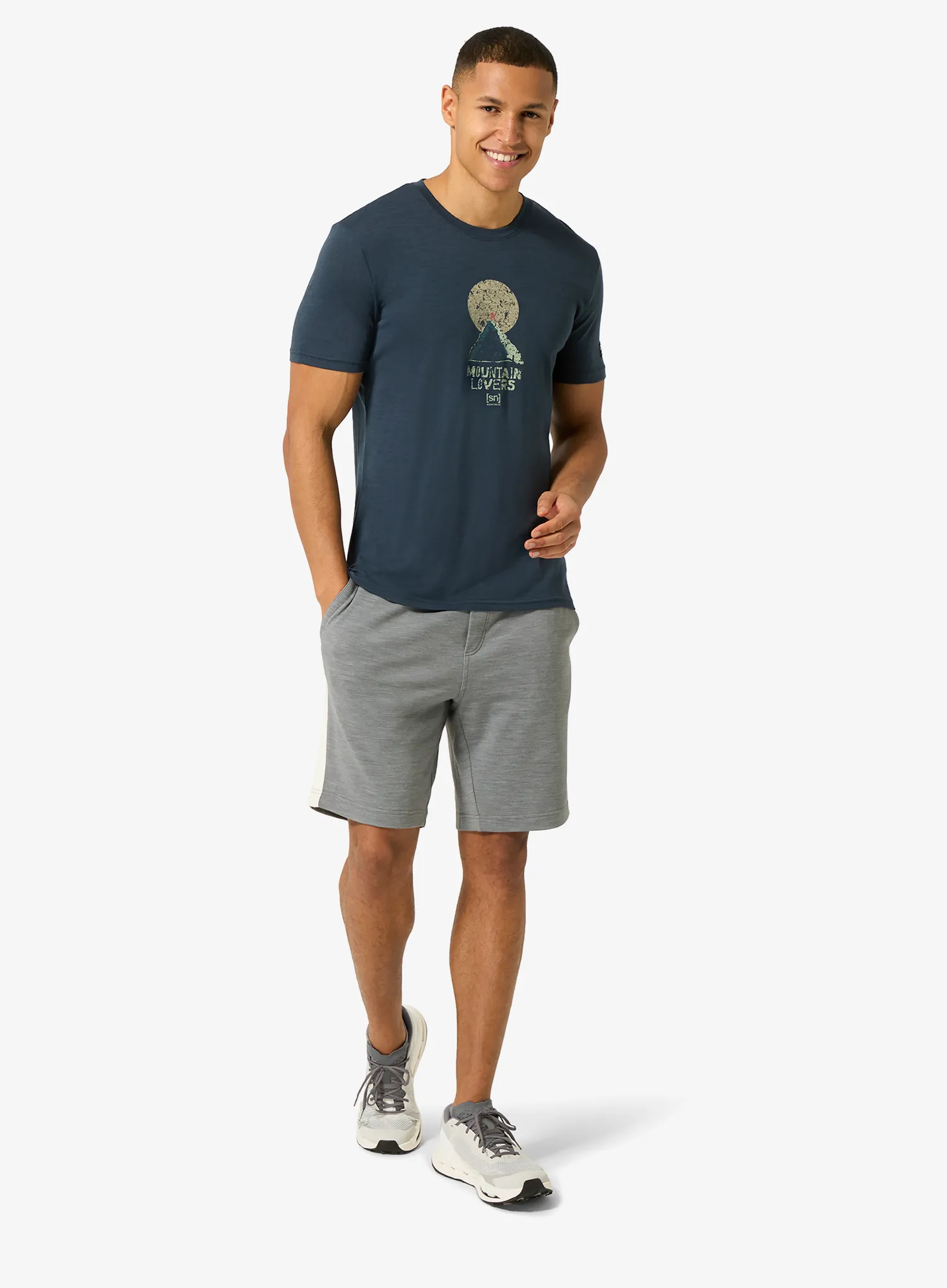 Tricou cu imprimeu Super.natural No Map Tee - blueberry/various