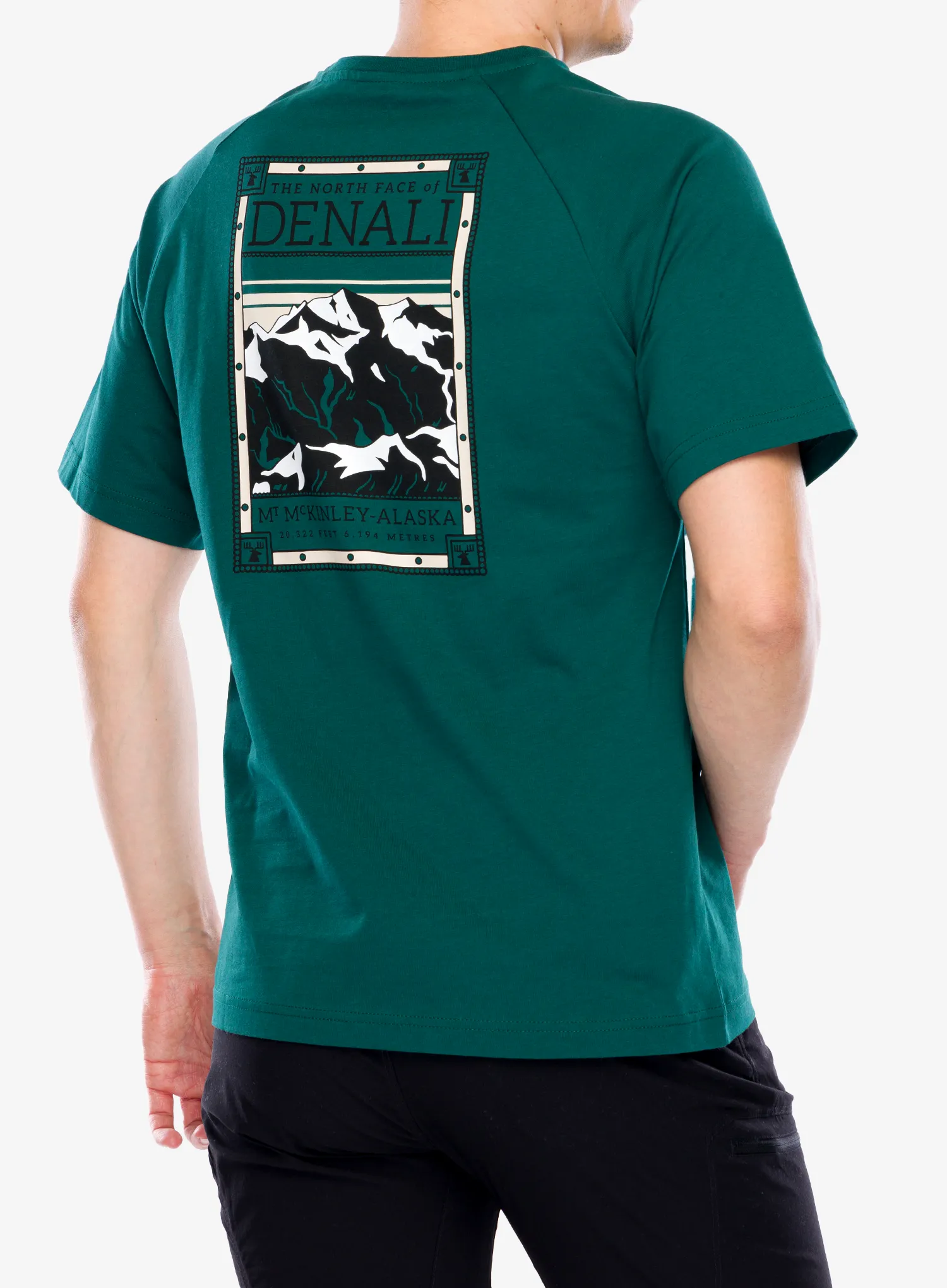 Tricou cu imprimeu The North Face S/S North Faces Tee - deep nori