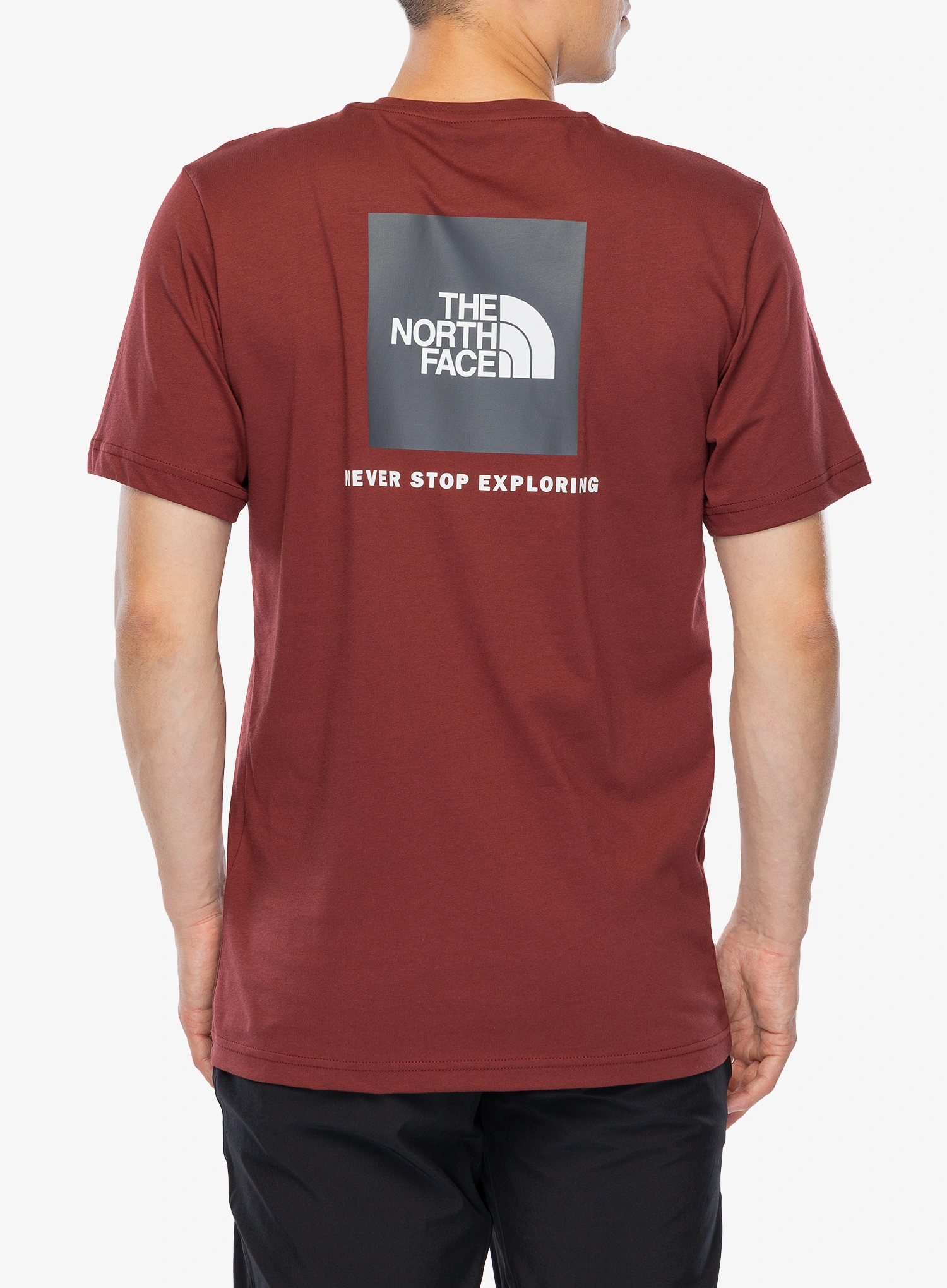 Tricou cu imprimeu The North Face S/S Redbox Tee - sumac/asphalt grey