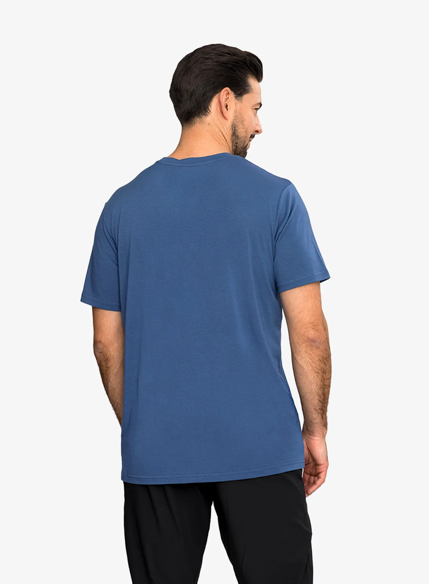 Tricou cu imprimeu Viking Lenta Bamboo Light - navy