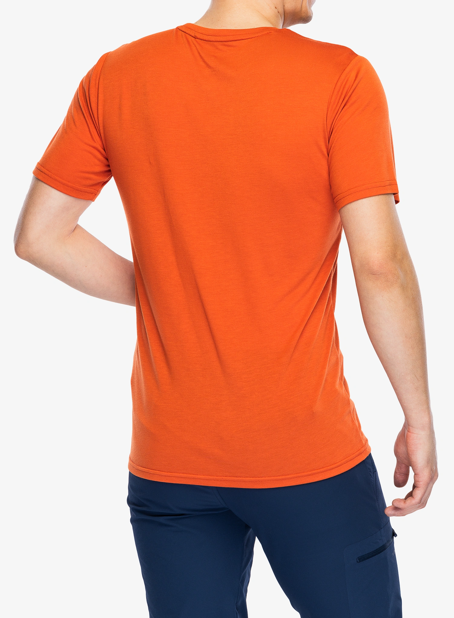Tricou cu imprimeu Viking Morain Bamboo - orange