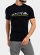 Tricou barbati Sensor Merino Active PT Tee S/S - black mountains
