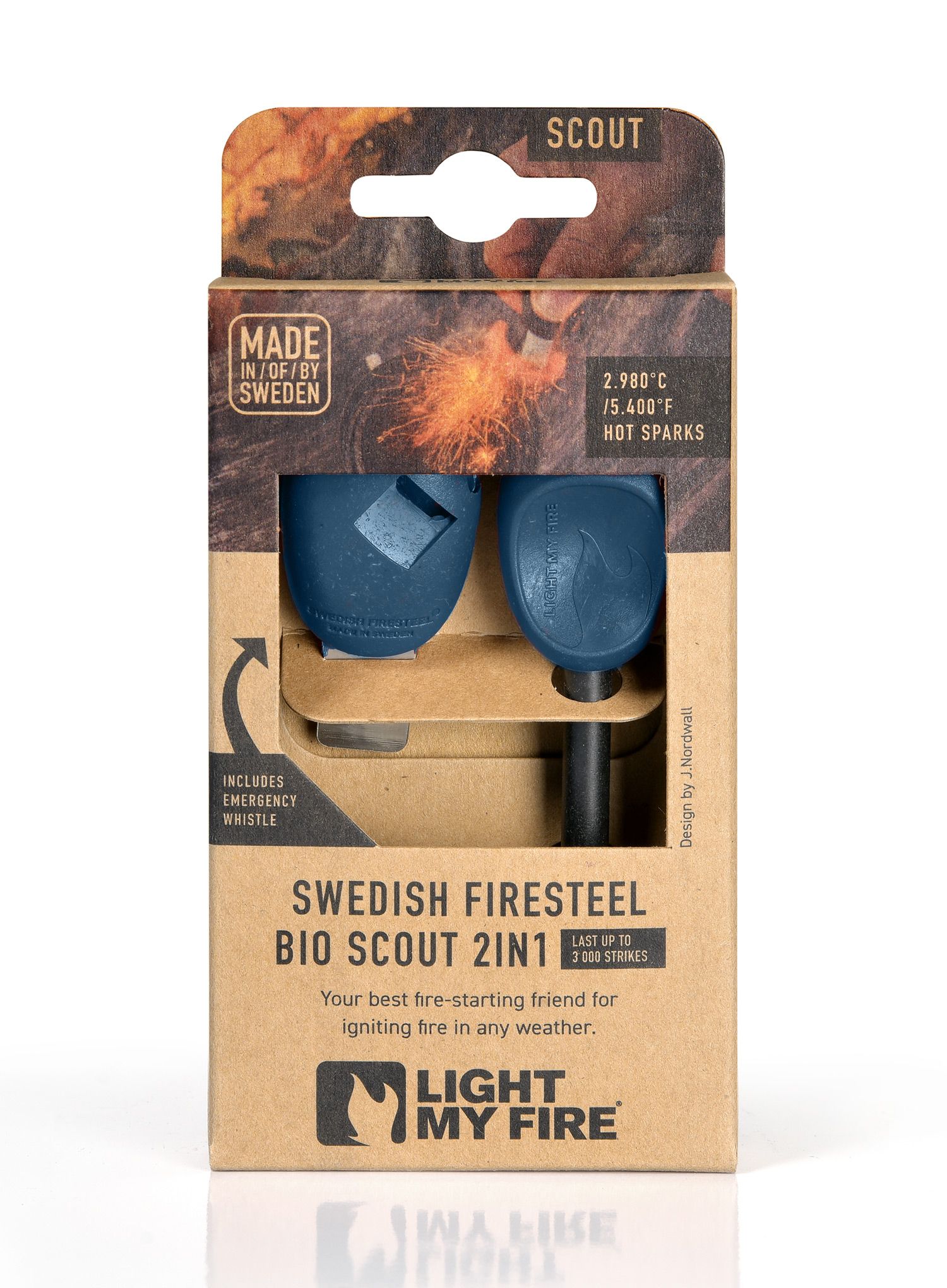 Cremene Light My Fire Firesteel Bio Scout - hazy blue