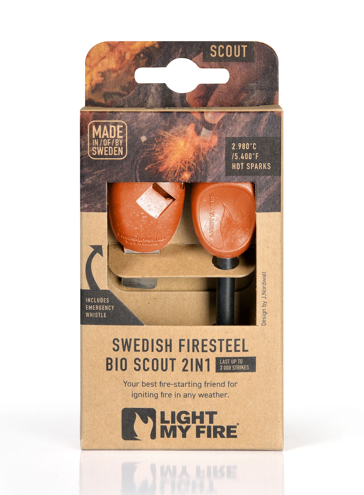 Cremene Light My Fire Firesteel Bio Scout - rusty orange