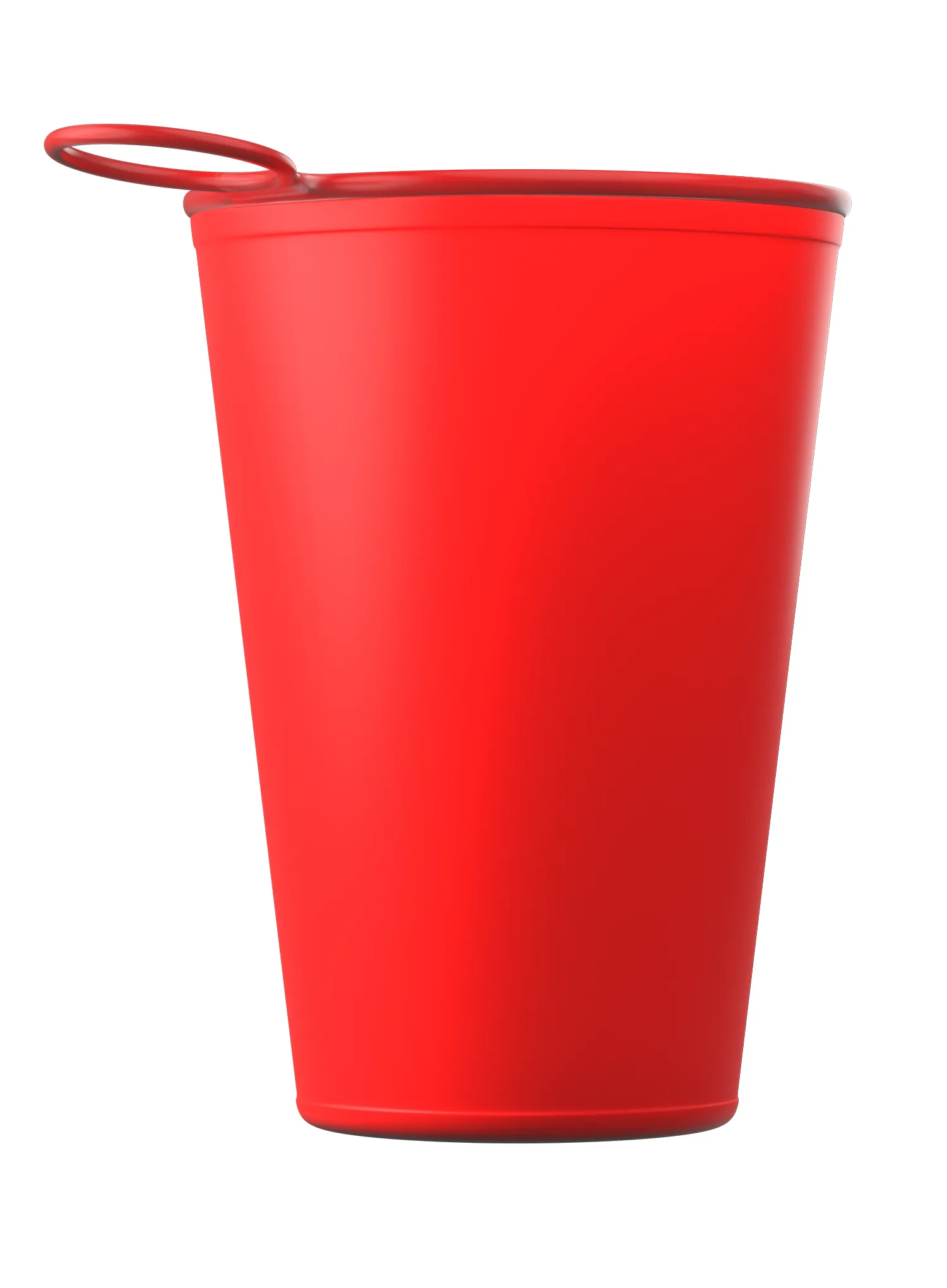 Pahar pliabil Compressport Fast Cup 200 ml - red