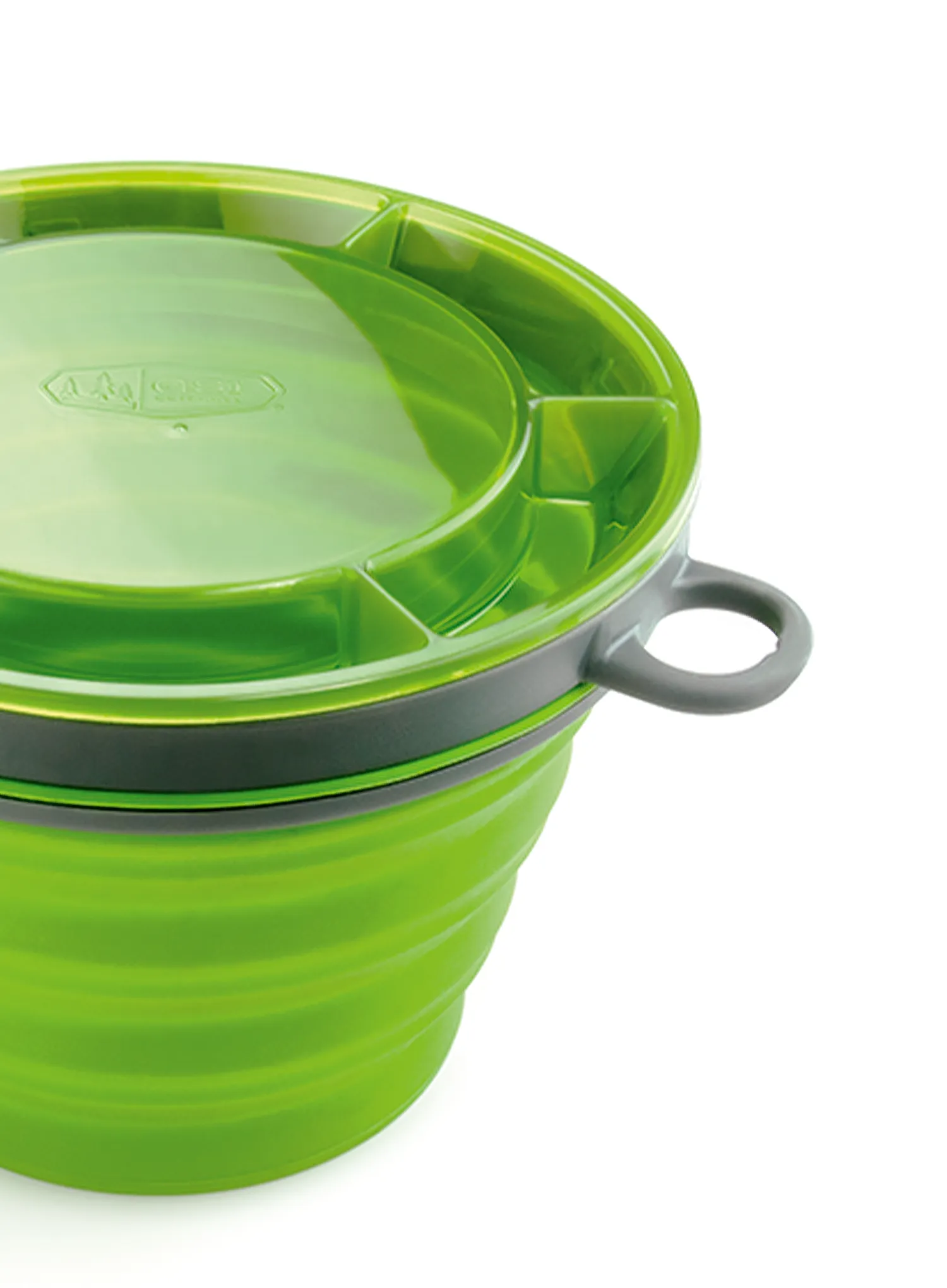 Pahar pliabil GSI Outdoors Collapsible Fairshare Mug 0,651 l - green