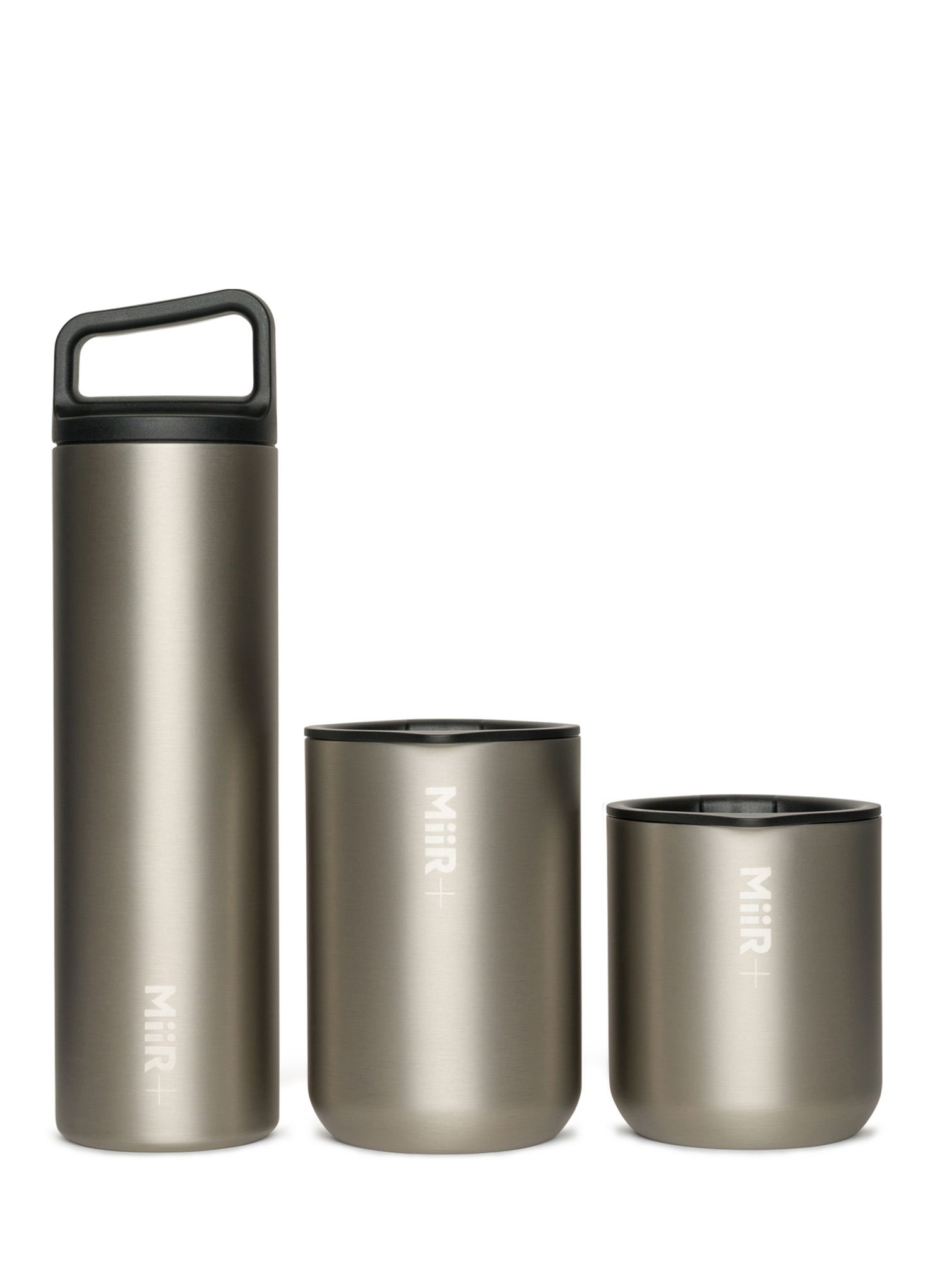 Cana termica MiiR Climate+ Tumbler (470 ml) - brushed stainless