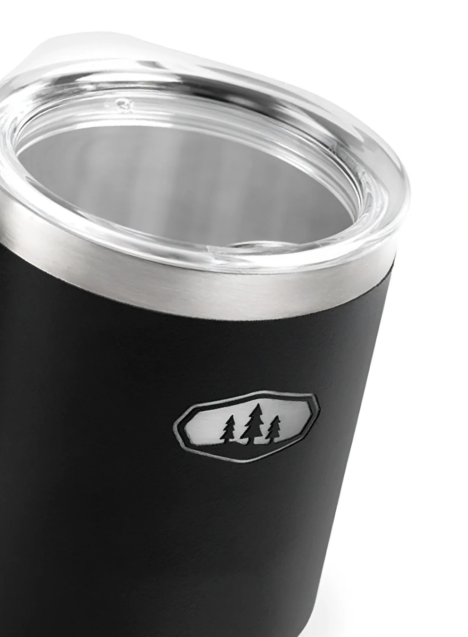 Cană de voiaj GSI Outdoors Glacier SS 15 OZ. Camp Cup (444 ml) - black