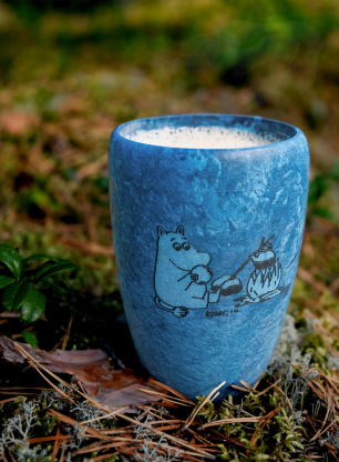 Cană de voiaj Kupilka 30 Moomin Moomintroll Coffee (0,3 l) - blue