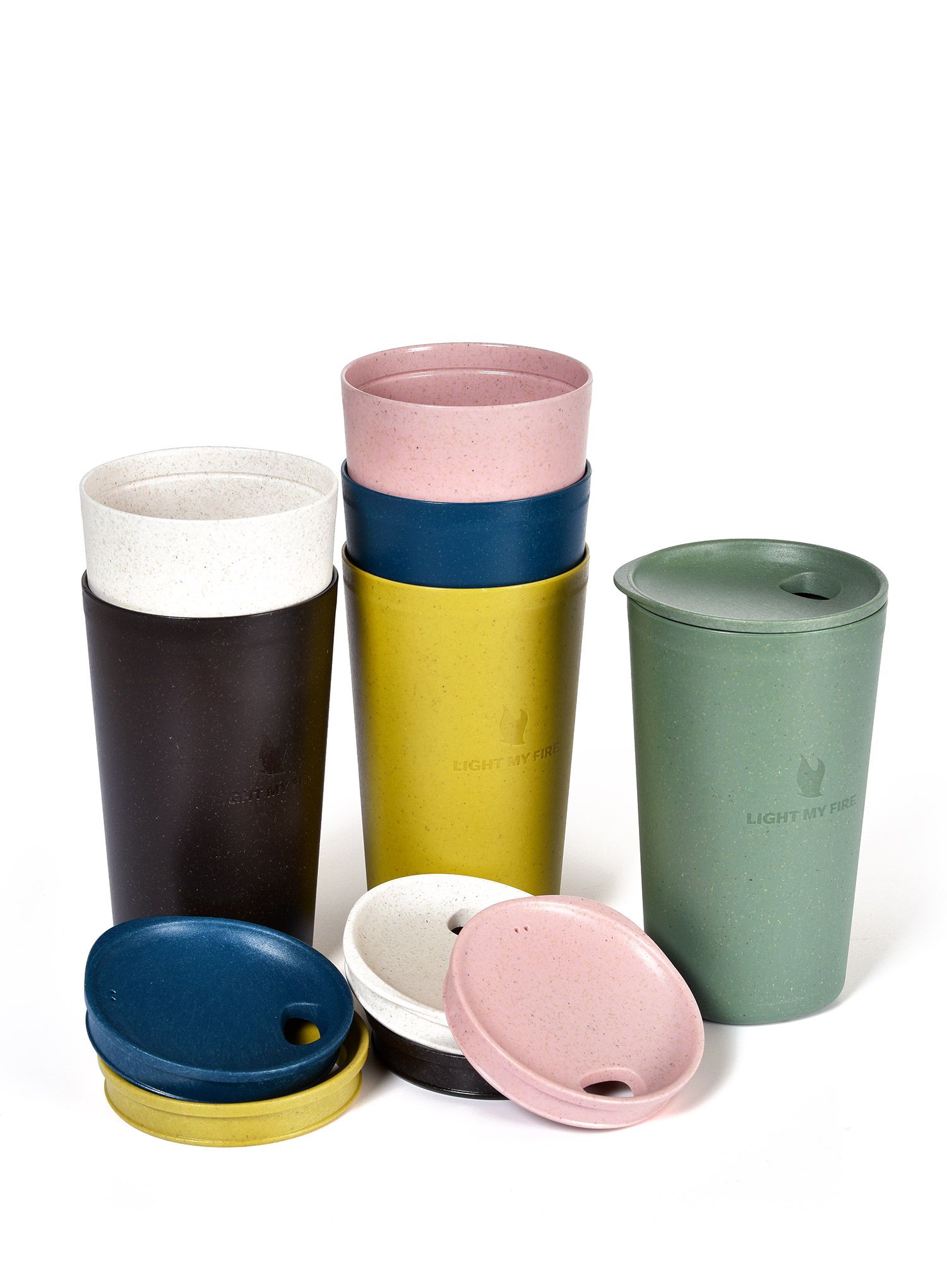 Cană de voiaj Light My Fire MyCup & Lid Large (0,5 l) - hazyblue