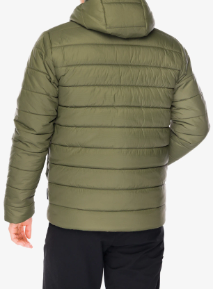 Geaca adidas TERREX Multi Essentials CLIMAWARM Insulated Hooded Jacket - olive strata