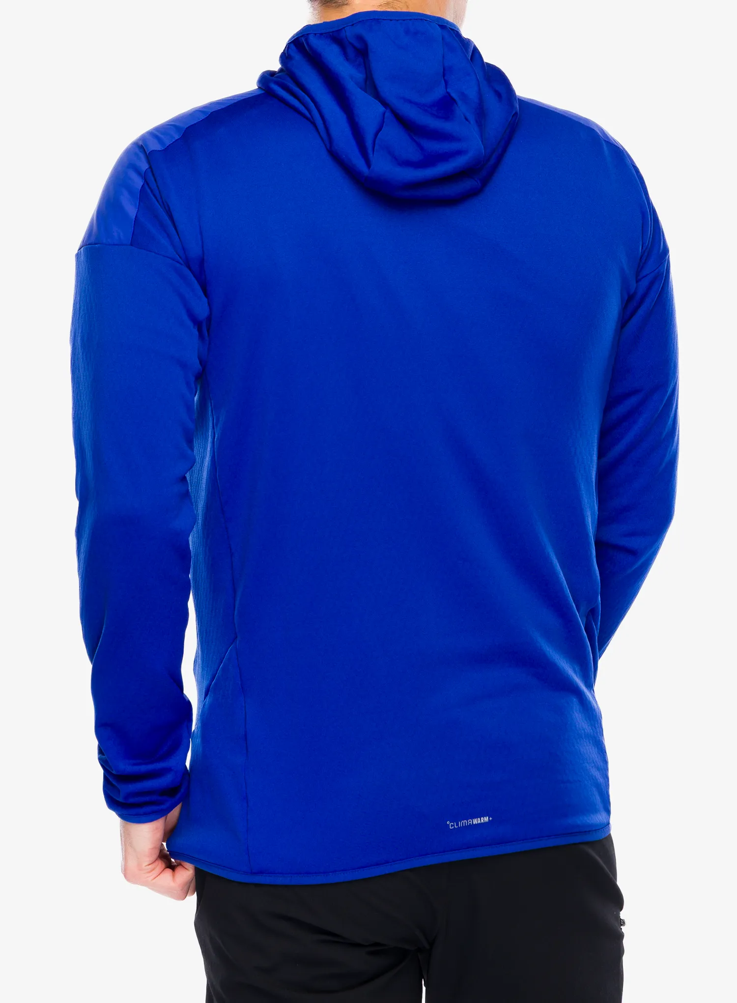 Geaca adidas TERREX Xperior Climawarm+ Wind Light Fleece Hooded Jacket - semi lucid blue