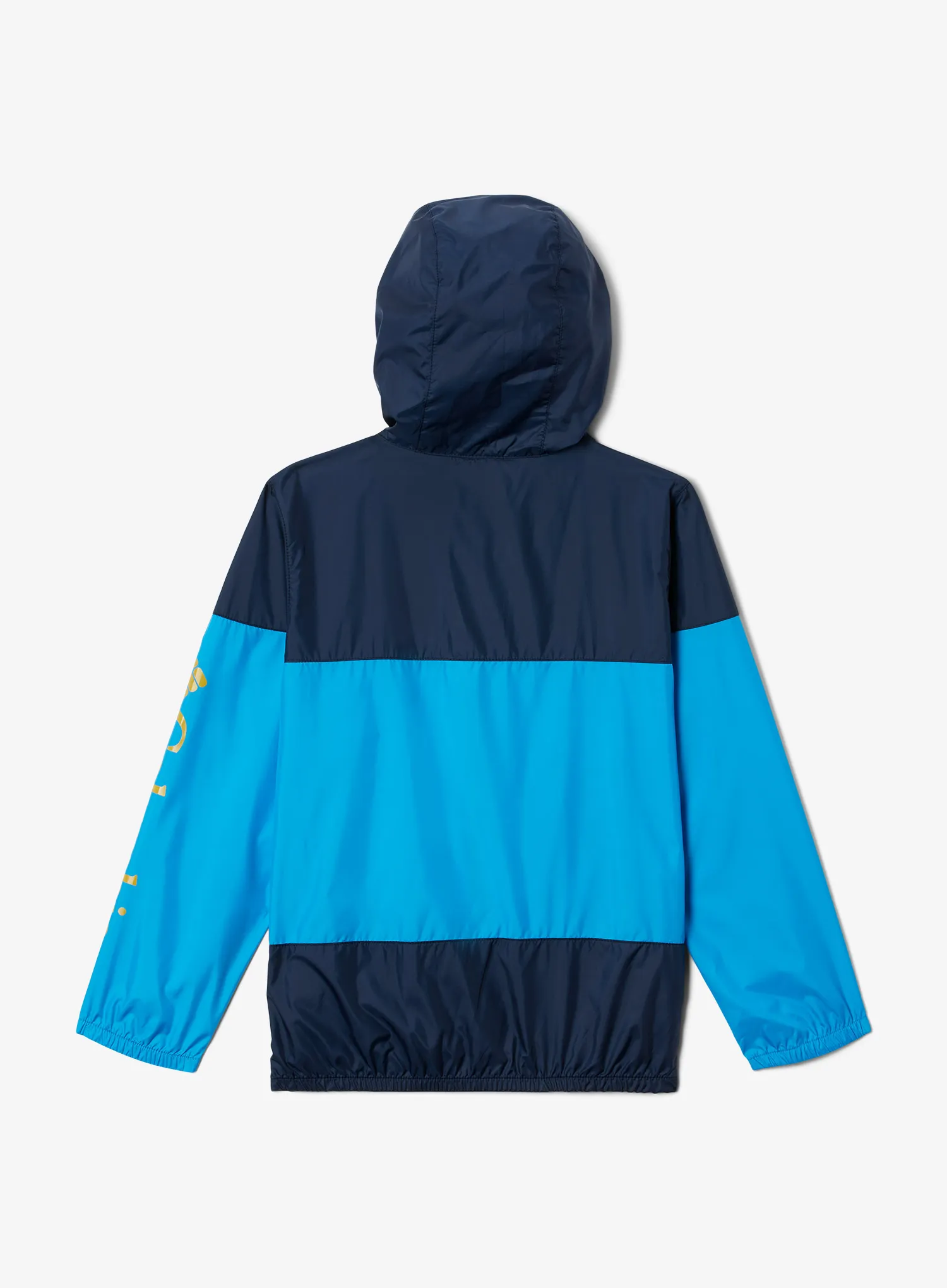 Geaca de baieti Columbia Flash Challenger Windbreaker - compass blue/collegiate navy