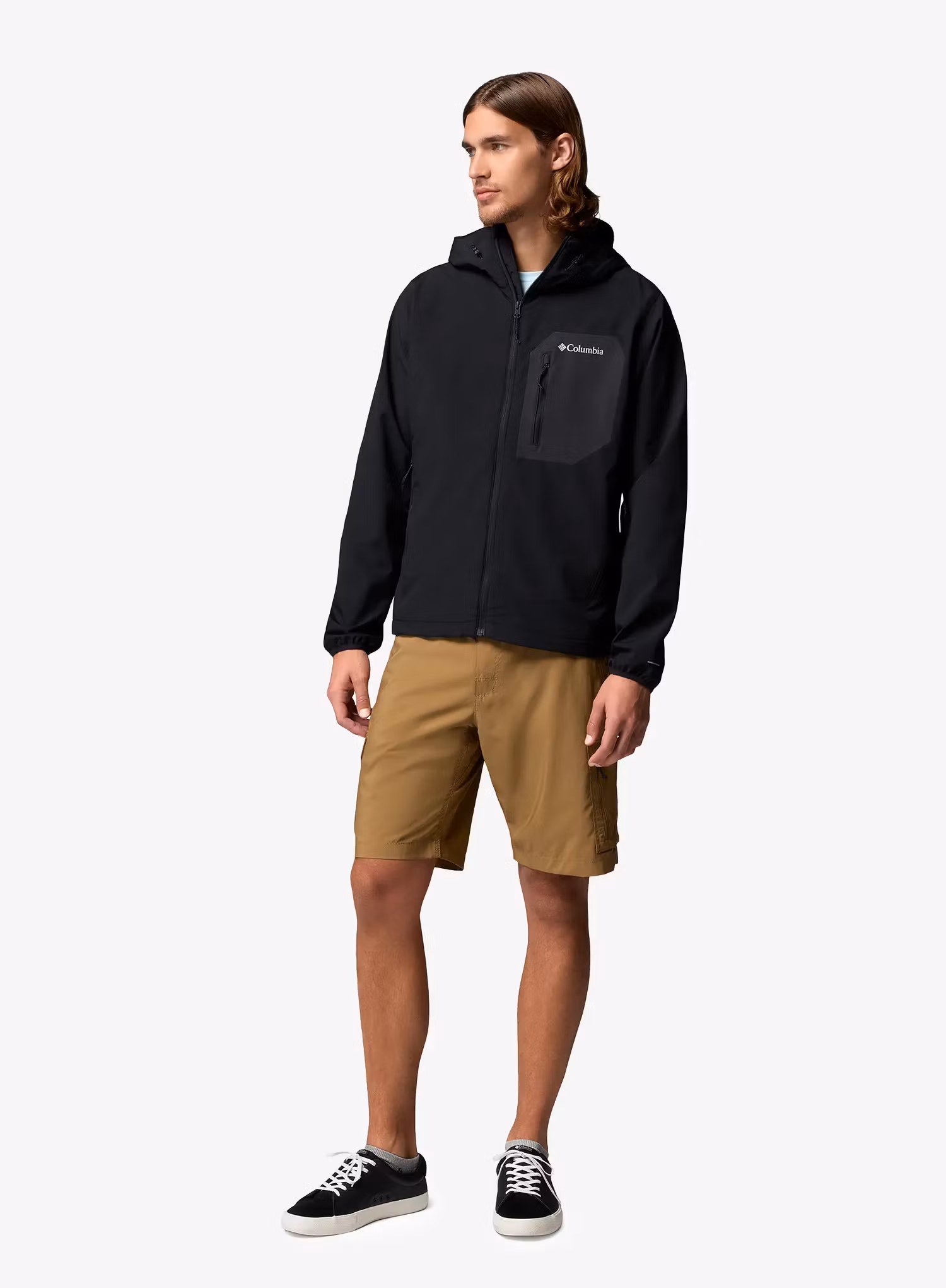 Geaca Columbia Tall Heights III Hooded Softshell - black