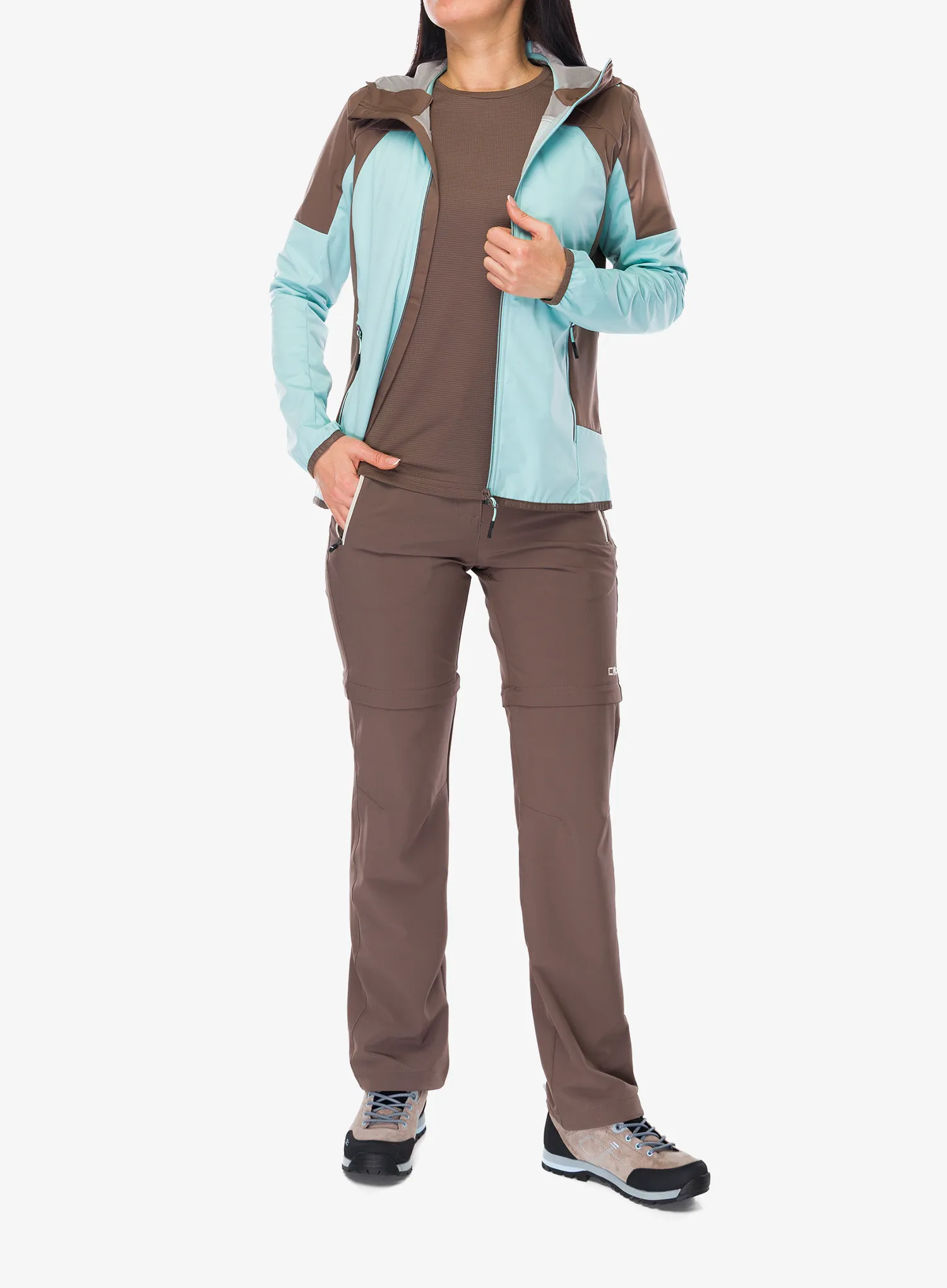 Geaca femei CMP Vorina Jacket - lagoon