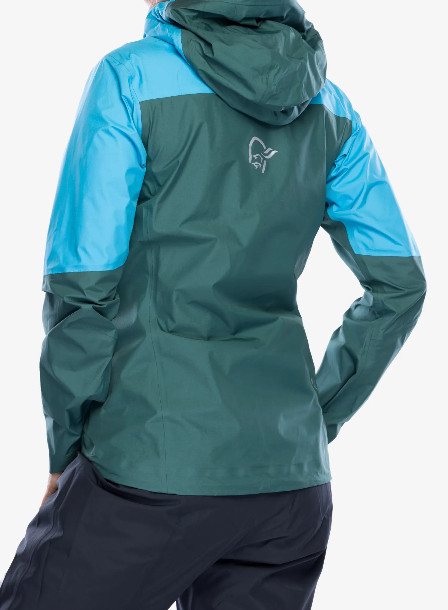 Geaca femei Norrona Falketind Gore-Tex Paclite Jacket - aquarius/north atlantic