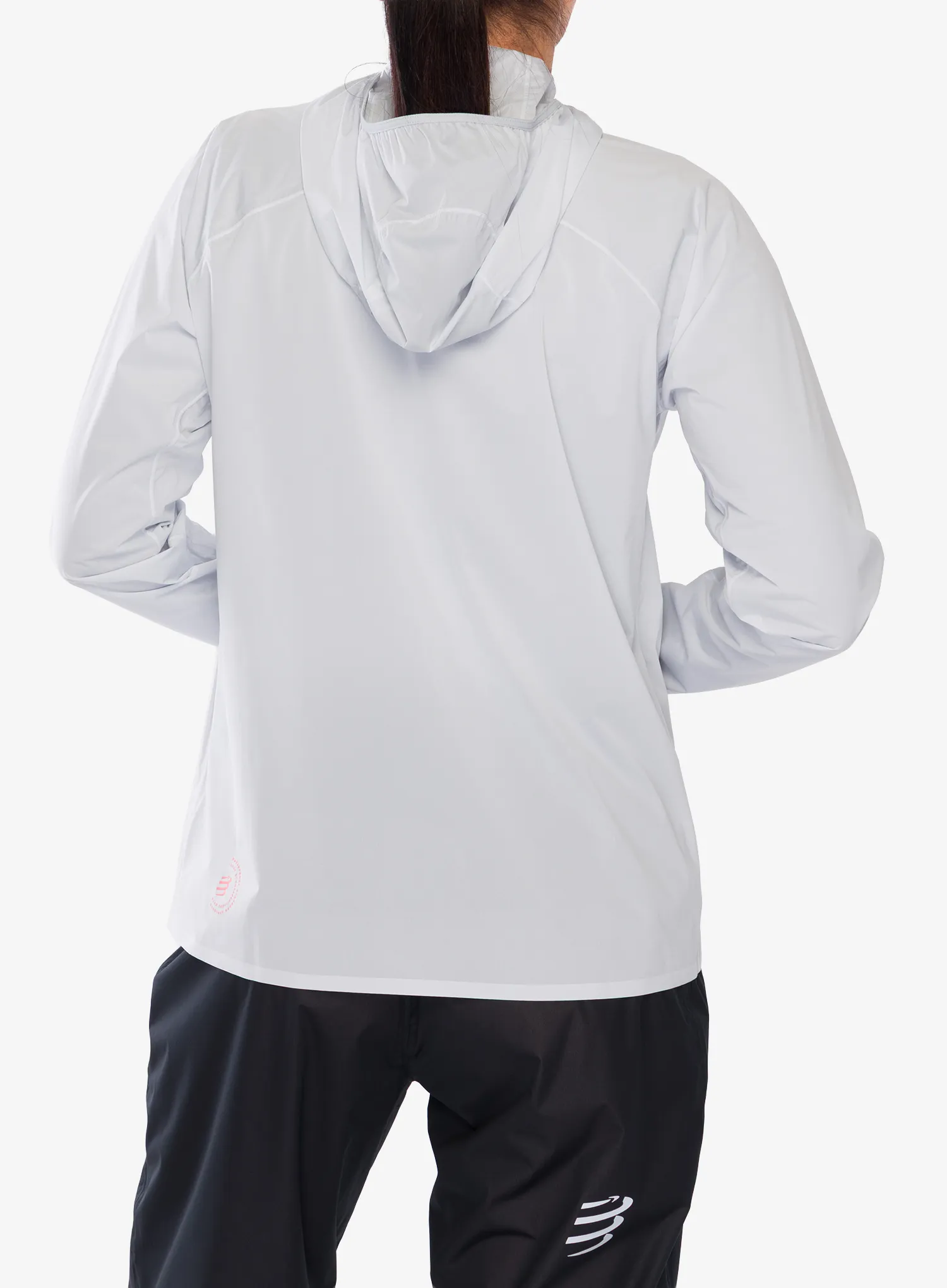 Geaca alergare femei Compressport Hurricane Waterproof 10/10 Jacket - grey dawn