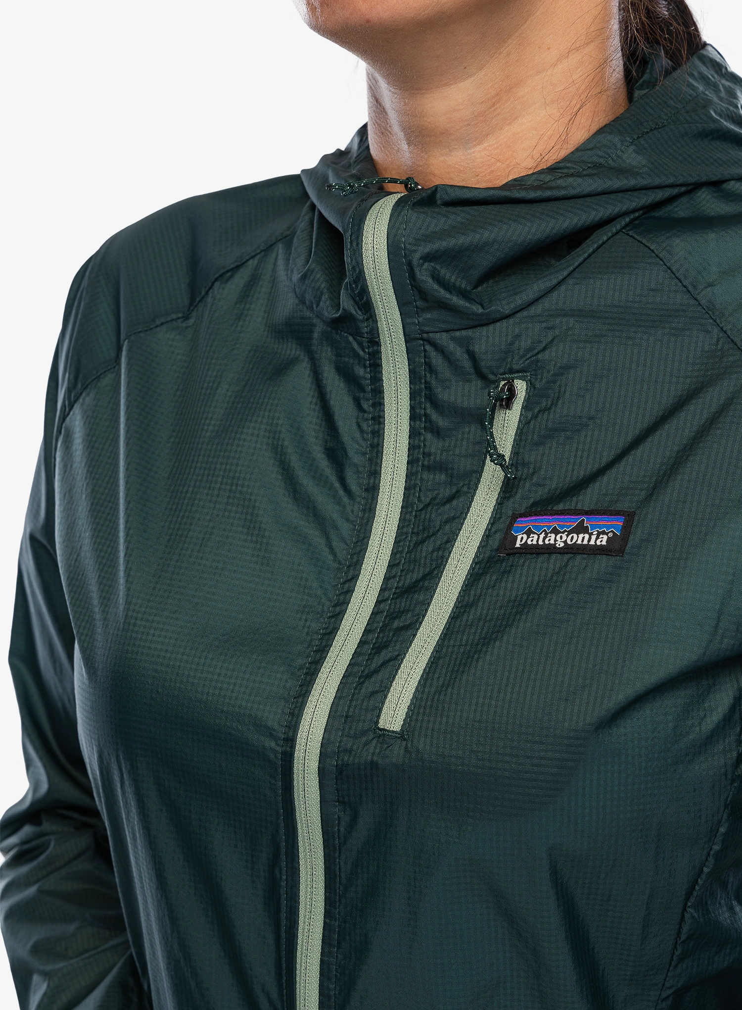 Geaca alergare femei Patagonia Houdini Jacket - cascade green