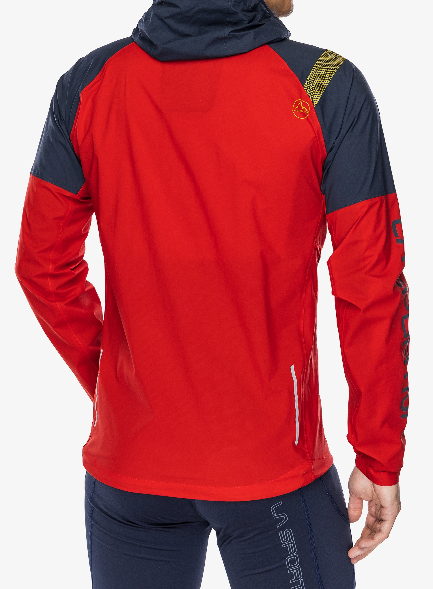 Geaca alergare La Sportiva Pocketshell Jacket - mountain red/night sky