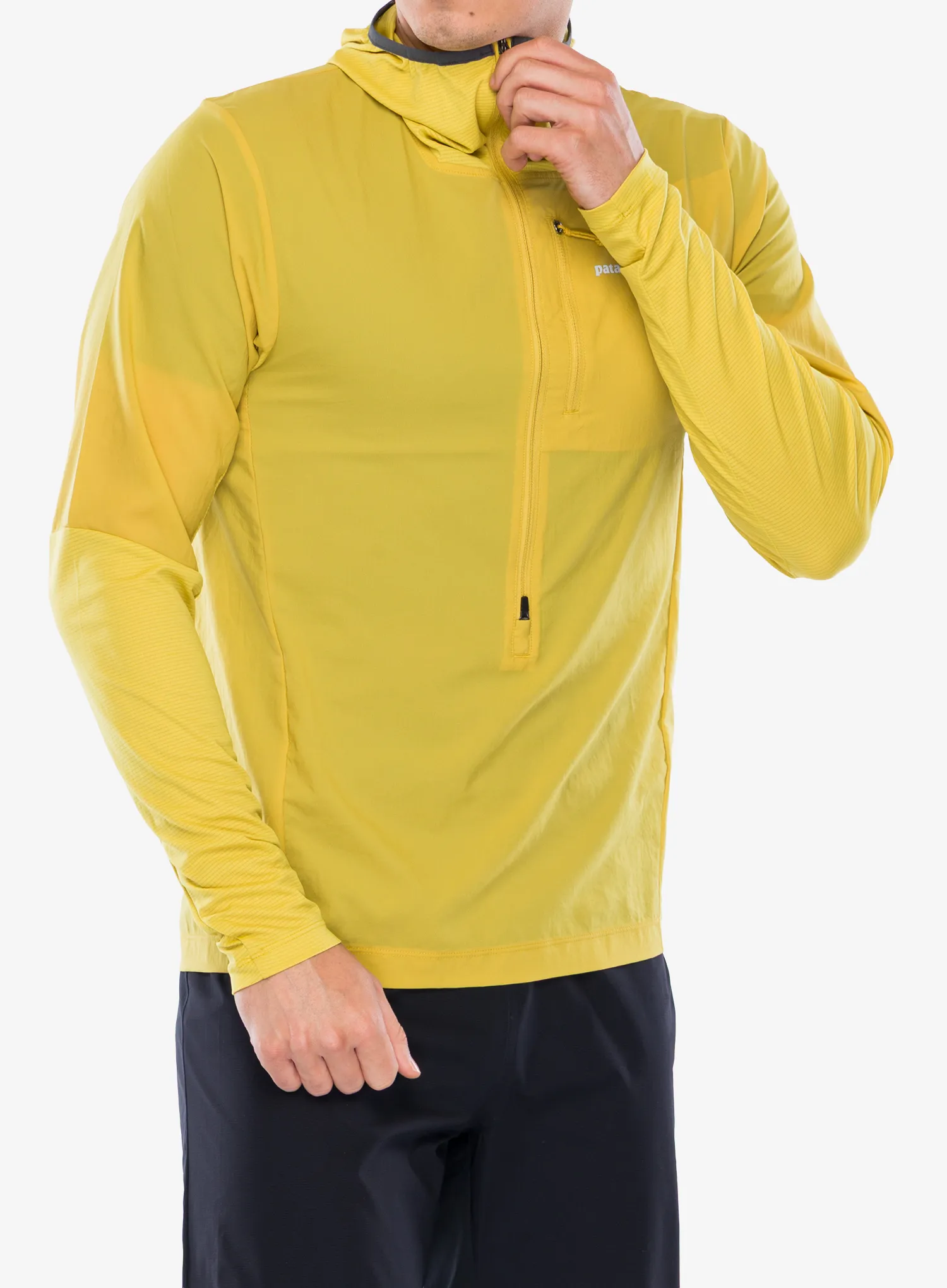 Geaca alergare Patagonia Airshed Pro Pullover - bundle green