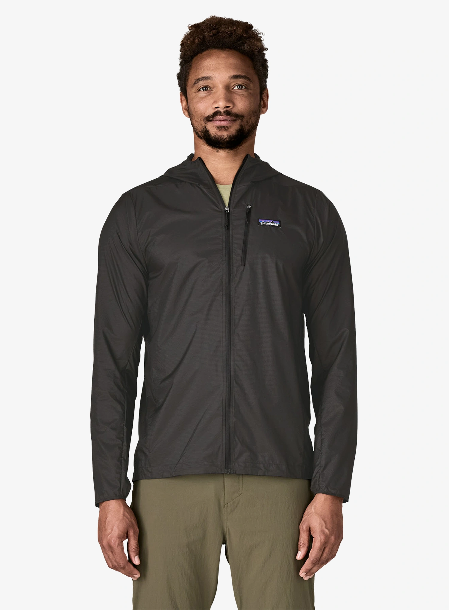 Geaca alergare Patagonia Houdini Jacket - black w/black