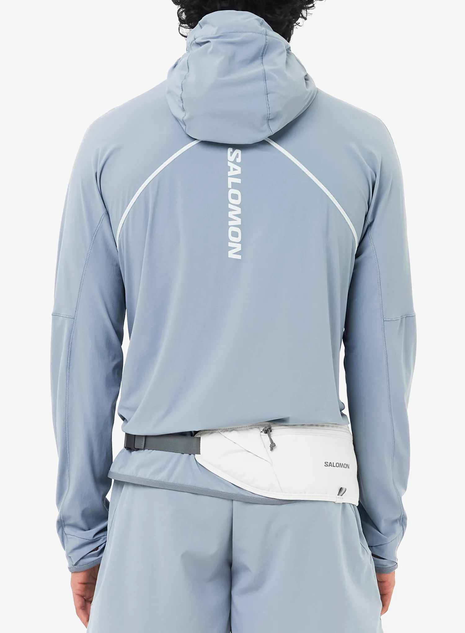 Geaca alergare Salomon Sense Aero Hybrid HZ HD - trade winds