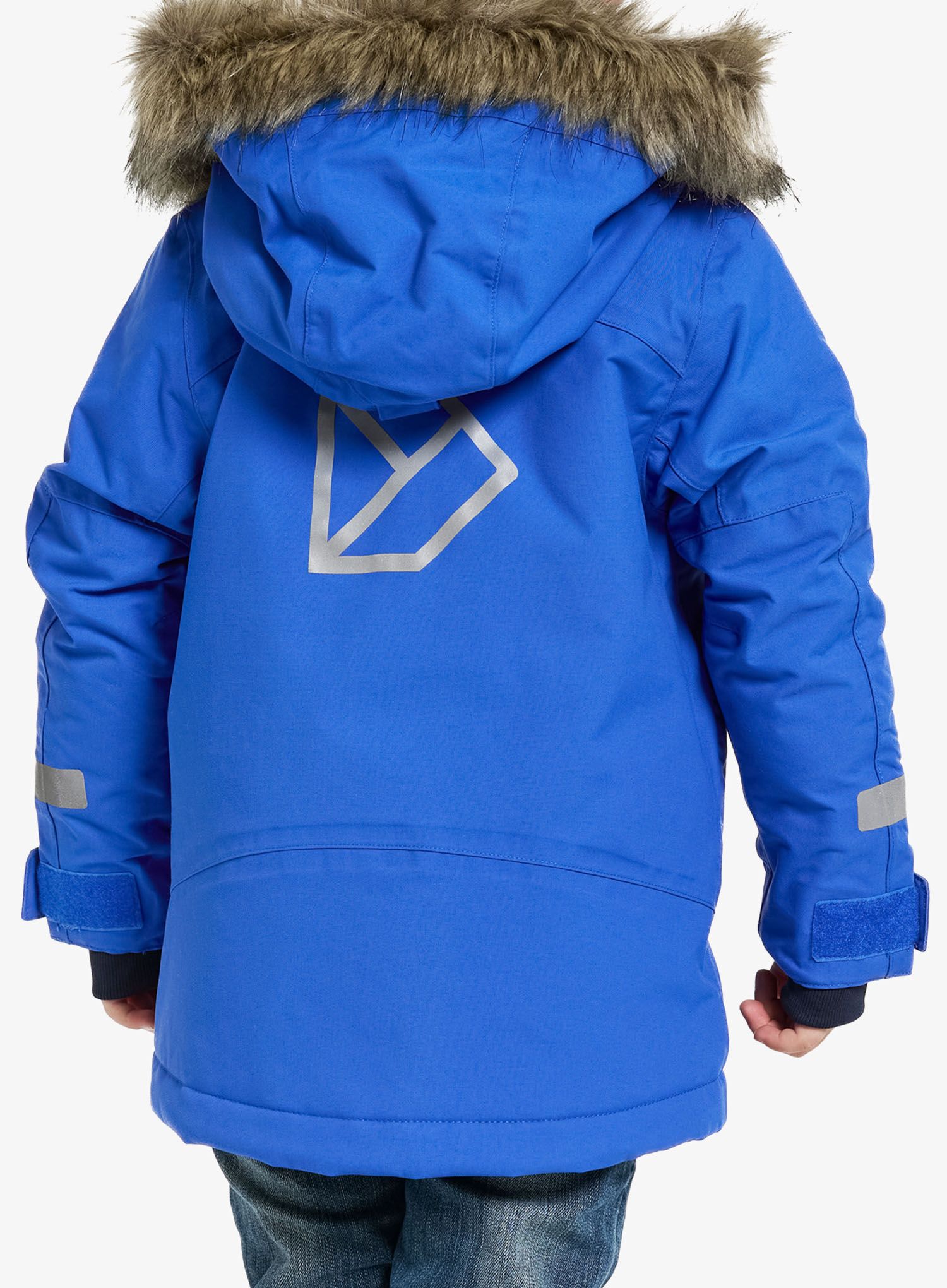 Geacă pentru copii Didriksons Bjarven Parka 3 - caribbean blue