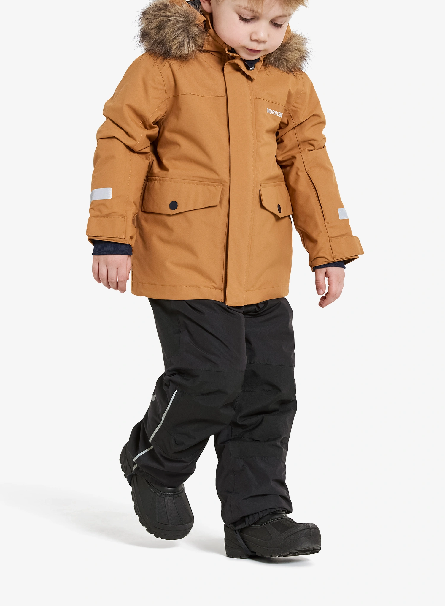 Geacă pentru copii Didriksons Bjarven Parka 4 - almond tree