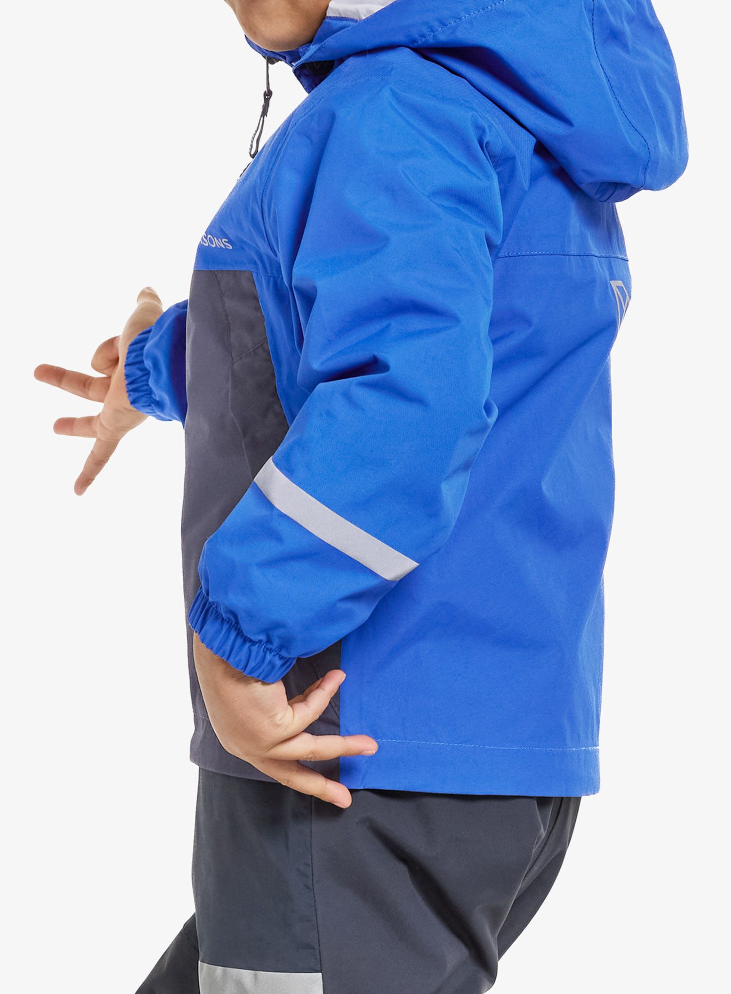 Geacă pentru copii Didriksons Bladet Jacket - caribbean blue