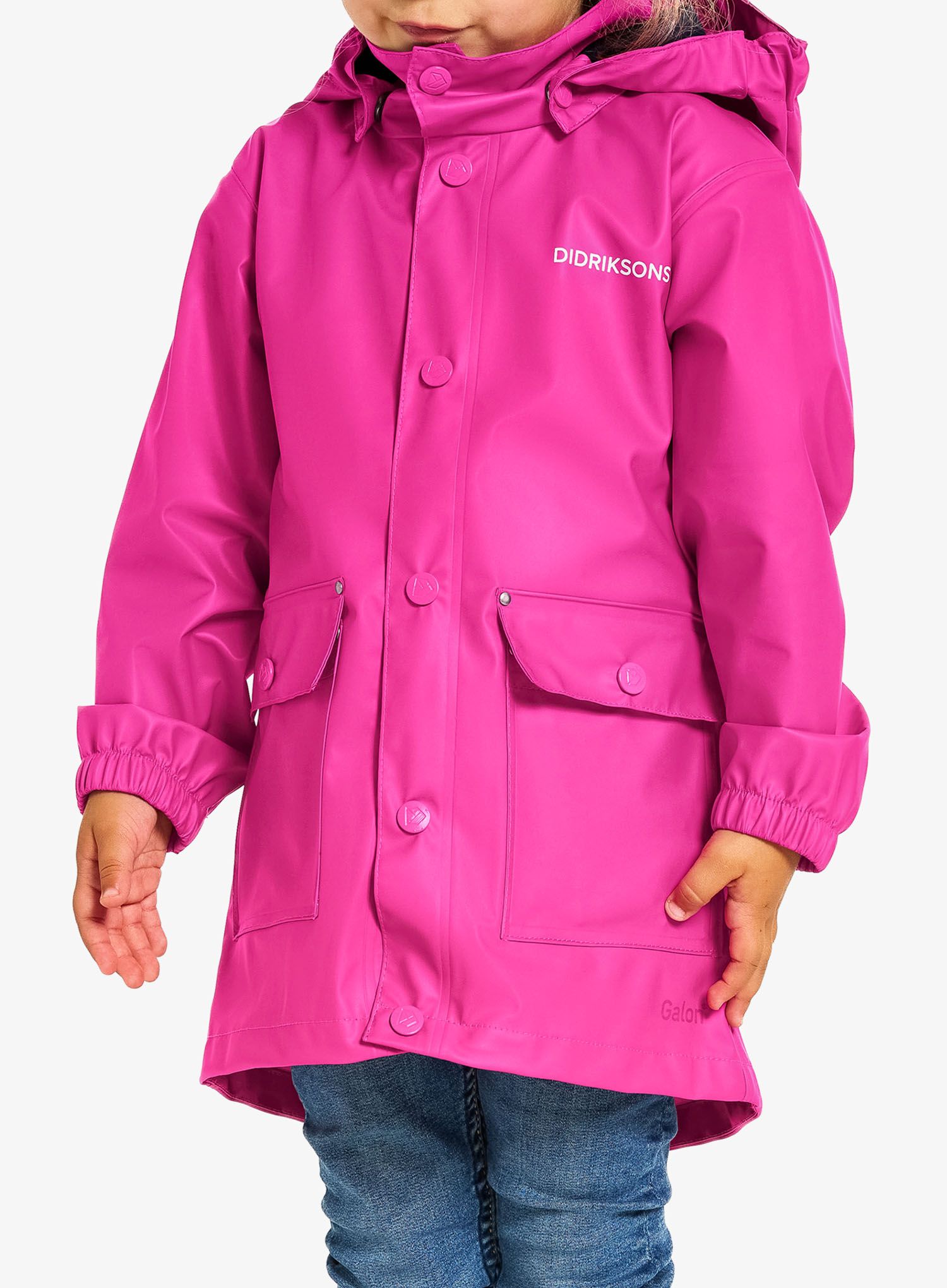Geacă pentru copii Didriksons Jojo Jacket - plastic pink