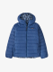 Geacă pentru copii Patagonia Reversible Down Sweater Hoody - mother tree/sunken blue