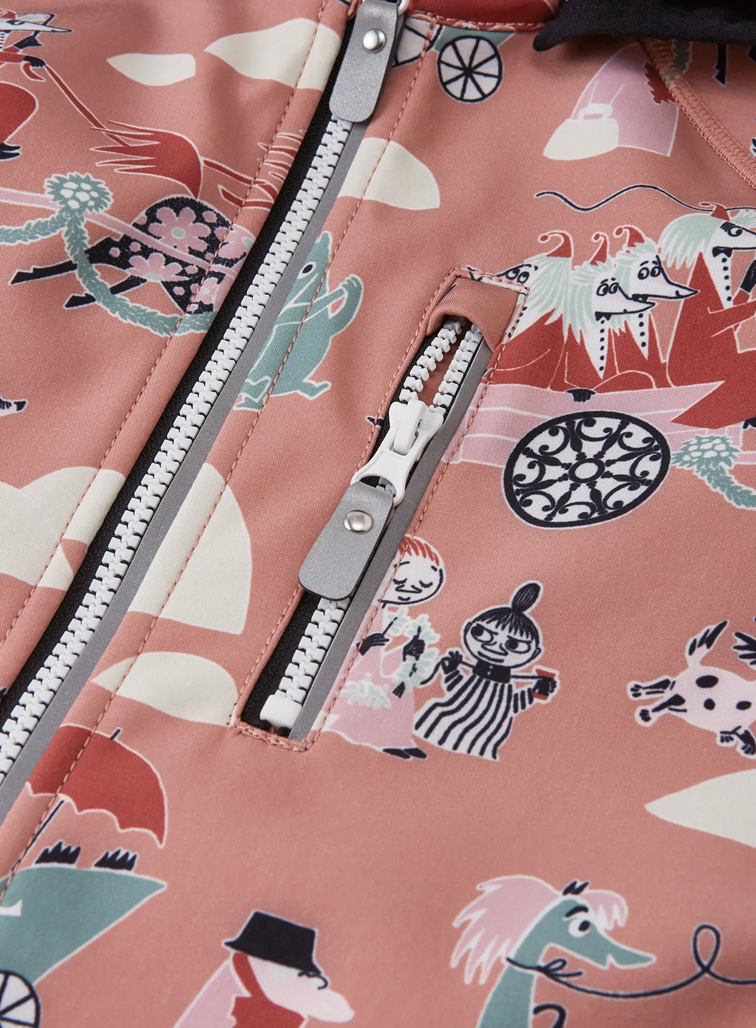 Geacă pentru copii Reima Moomin Vantti - rose blush