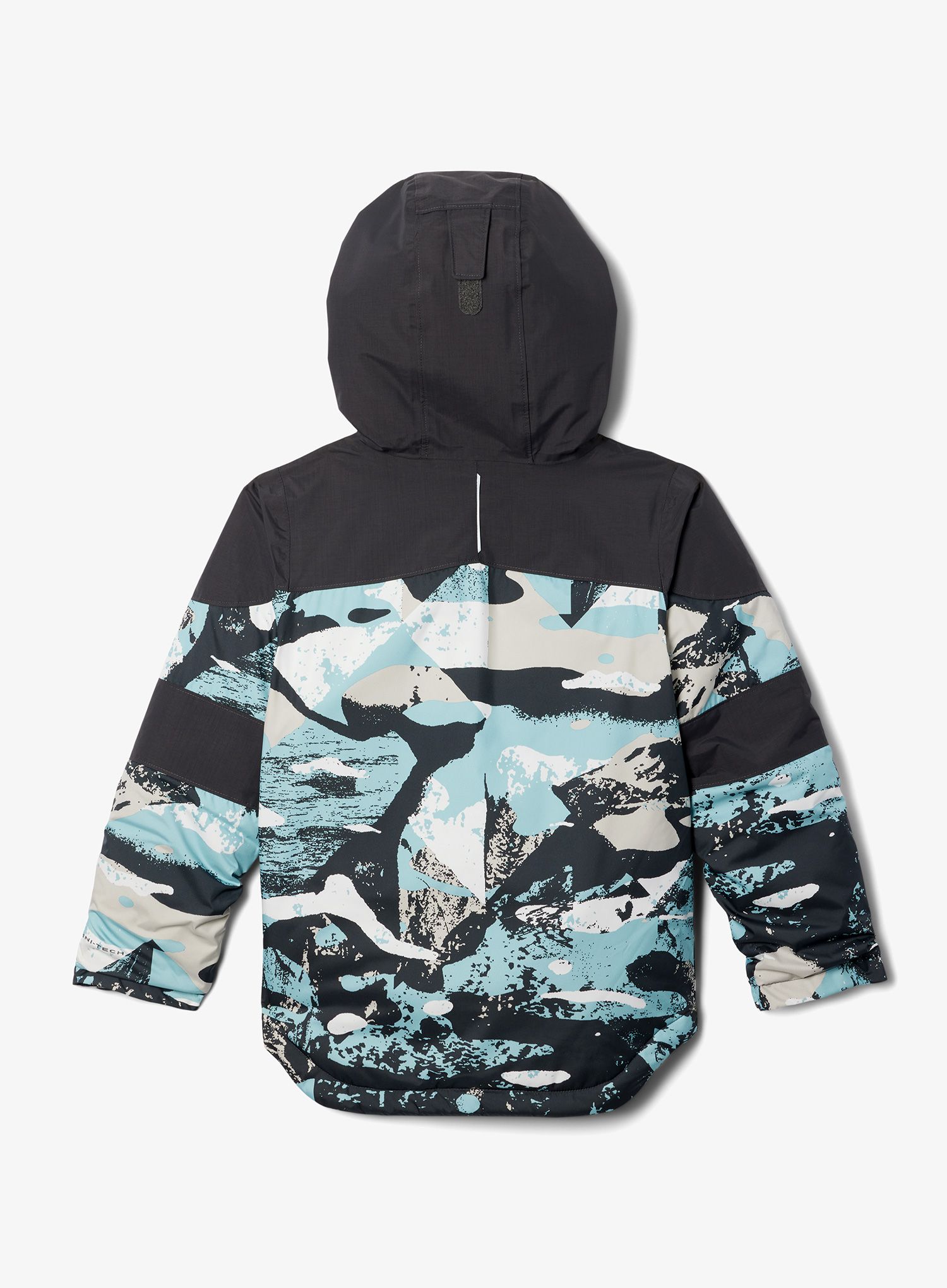 Geacă pentru fete Columbia Mighty Mogul II Jacket - shark geo/shark/aqua haze