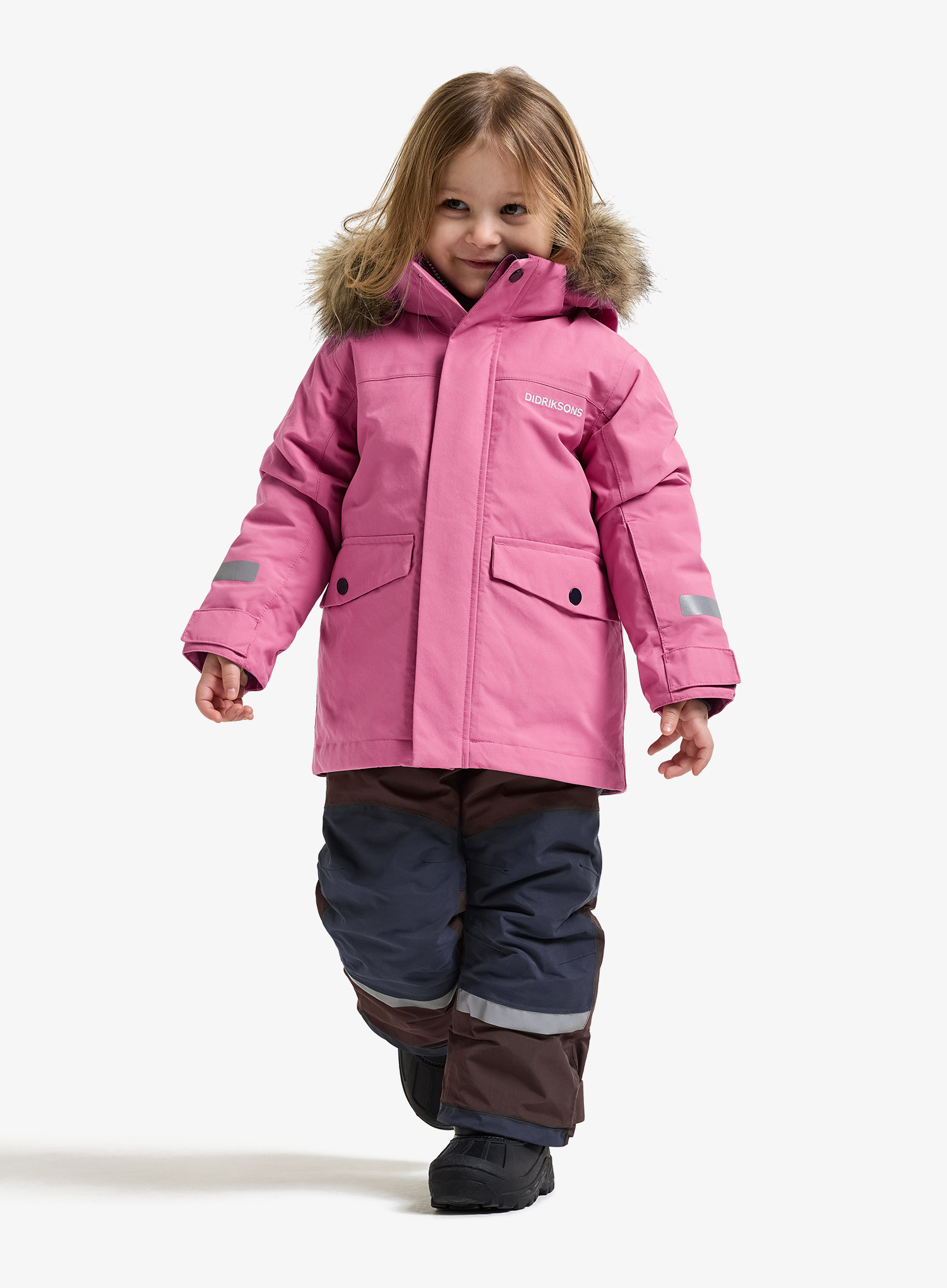 Geacă pentru fete Didriksons Bjarven Parka 5 - heather pink