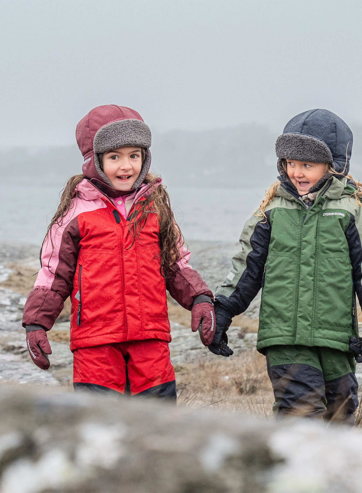 Geacă pentru fete Didriksons Neptun Jacket 4 - pomme red