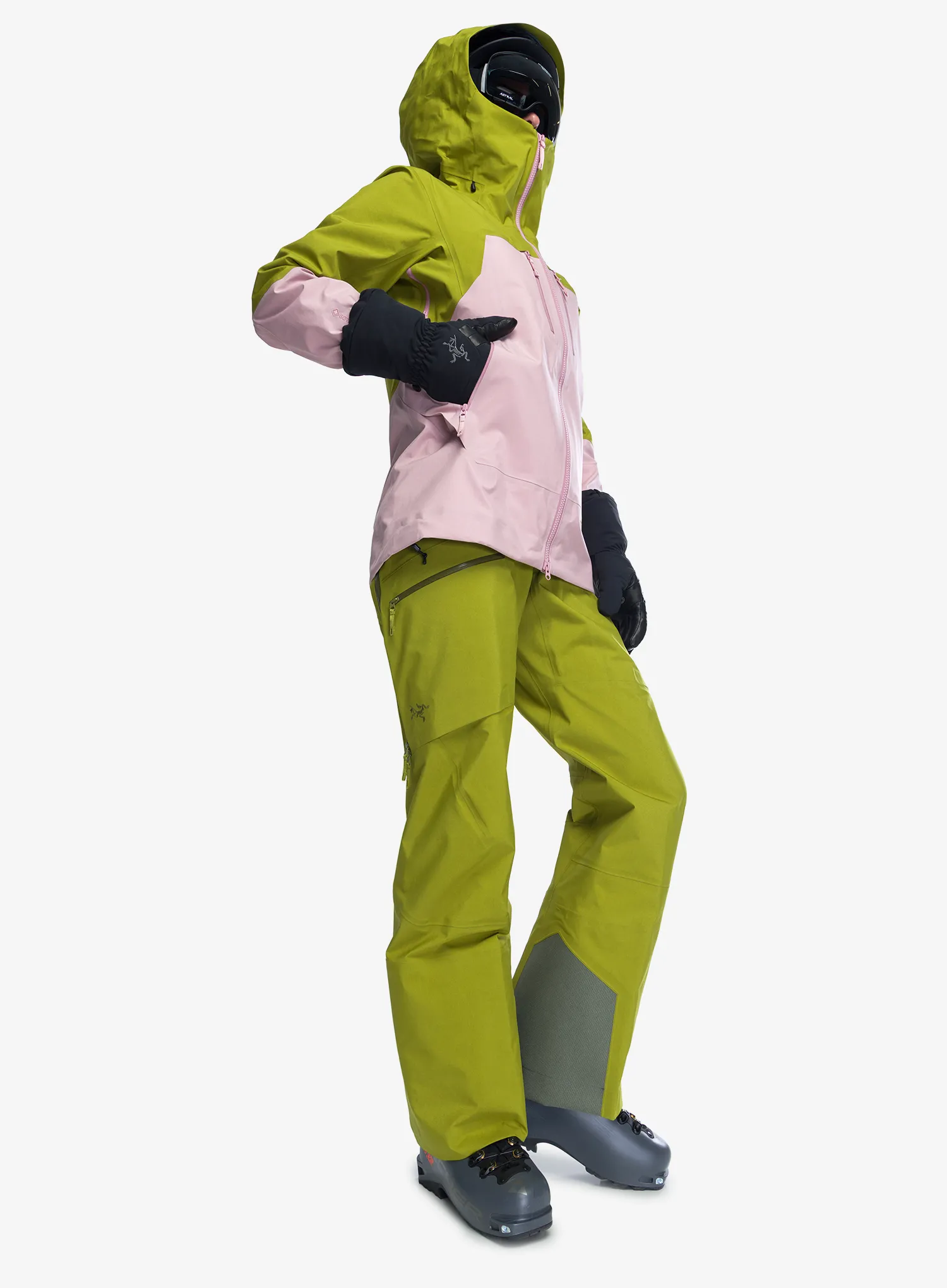Geaca GORE-TEX femei Arcteryx Rush Jacket - olive moss/bliss
