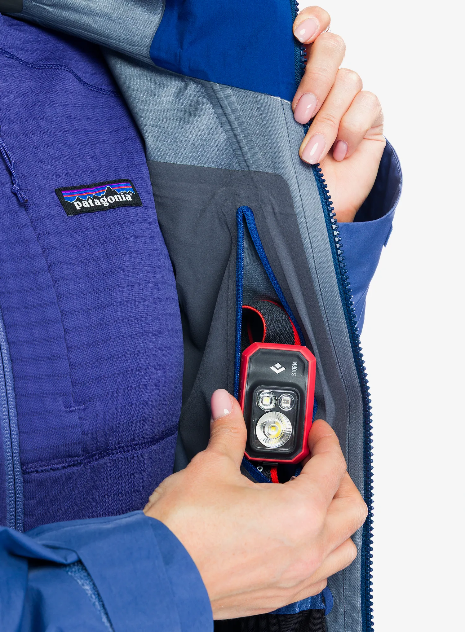 Geaca GORE-TEX femei Patagonia Super Free Alpine Jacket - current blue