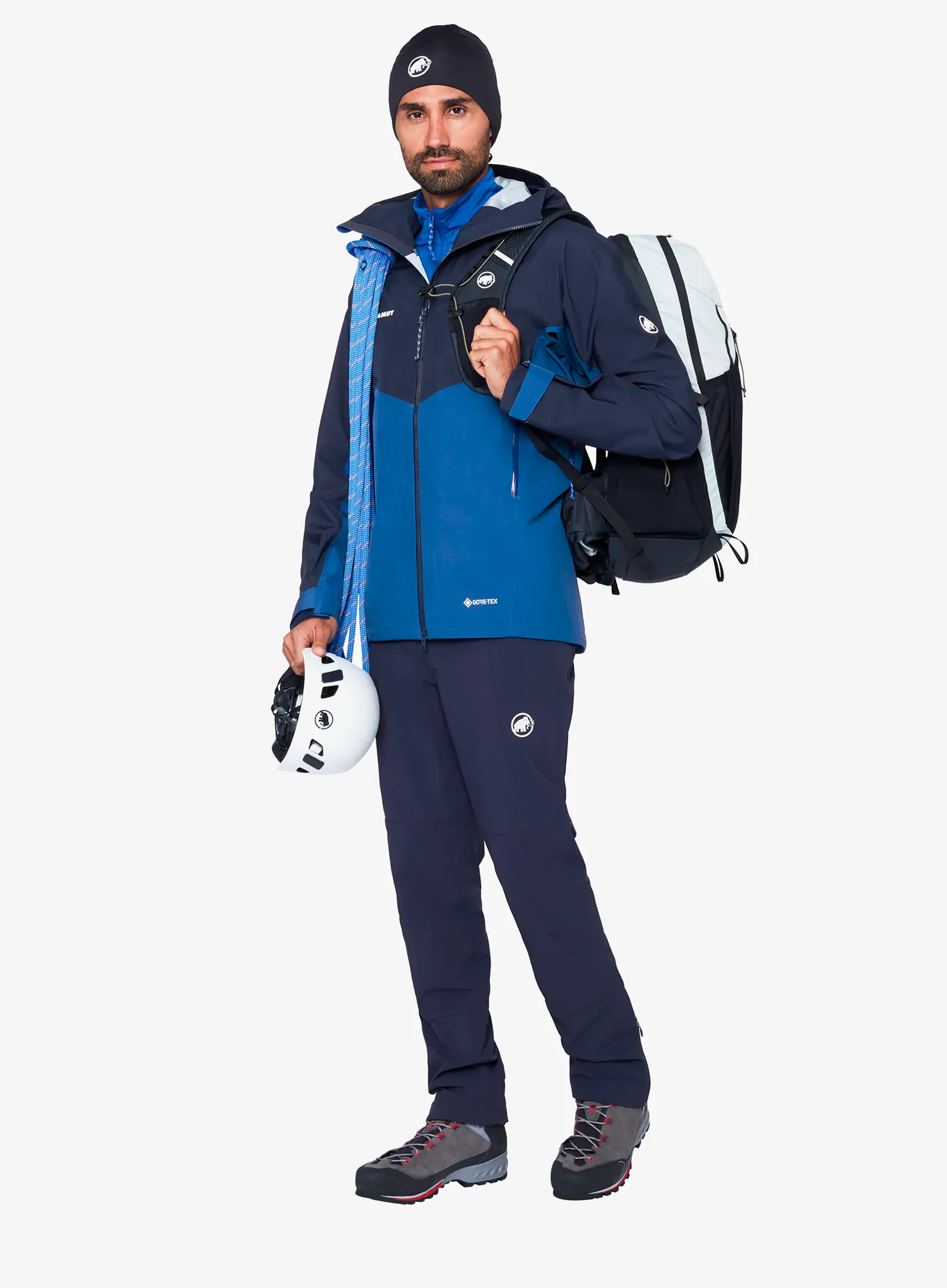 Geaca impermeabila Mammut Crater IV HS Hooded Jacket - tschiel/marine