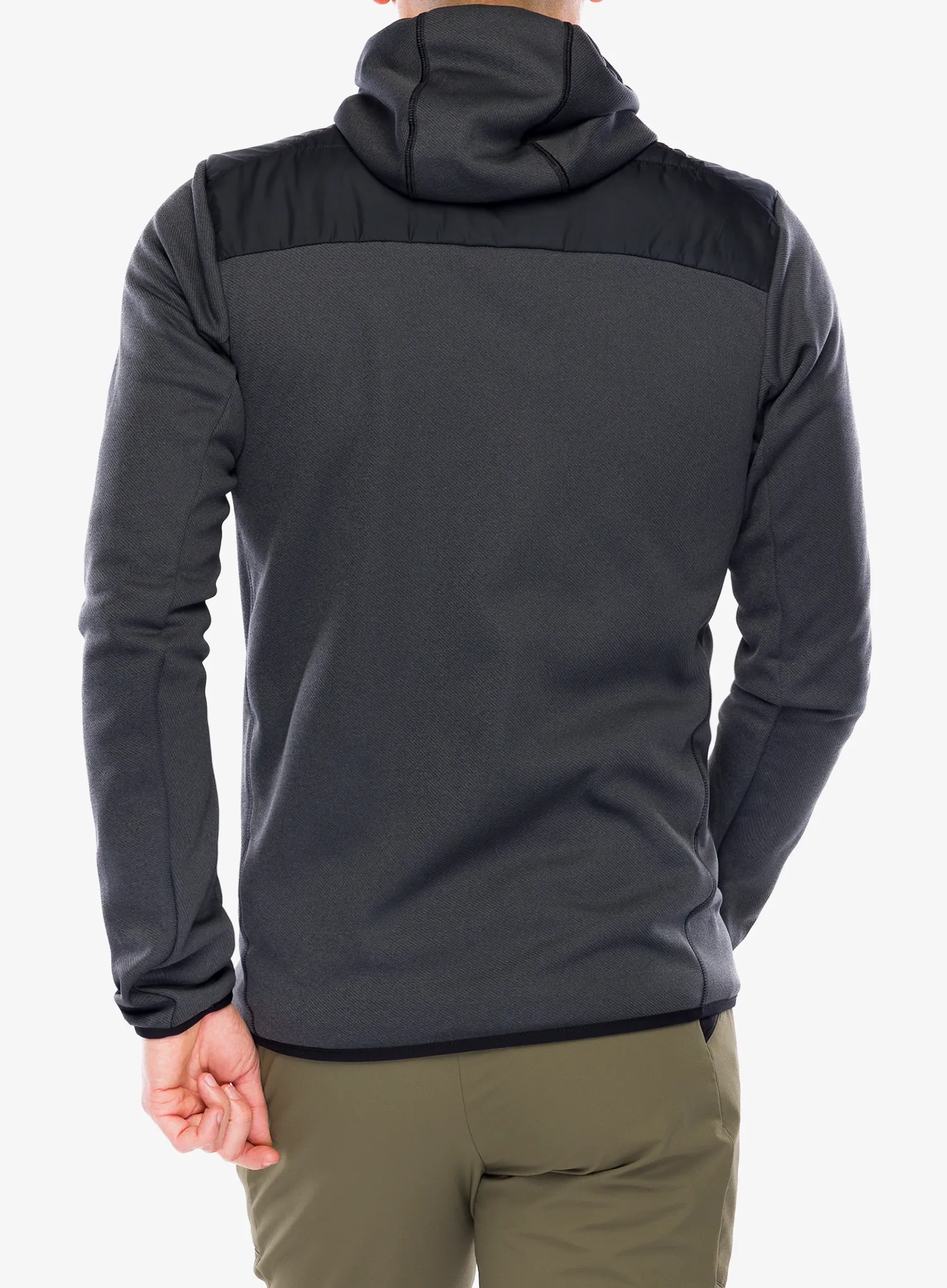 Geaca hibridă adidas TERREX Multi Hybrid Insulated Hooded Jacket - black