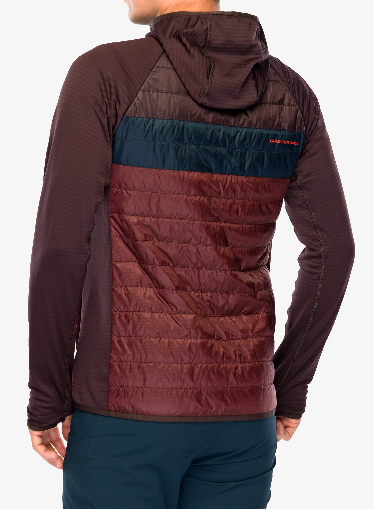 Geaca hibridă Cotopaxi Capa Hybrid Insulated Hooded Jacket - coffee/chestnut