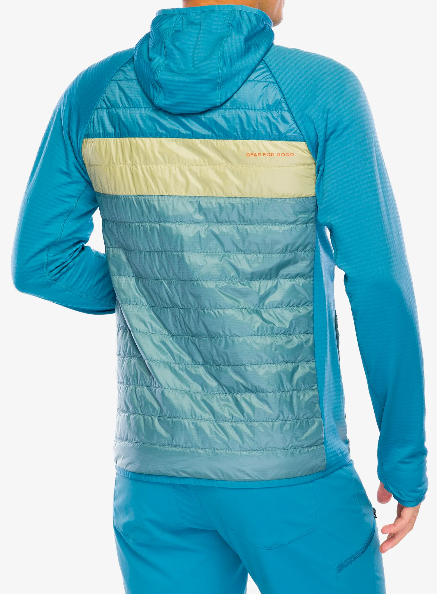 Geaca hibridă Cotopaxi Capa Hybrid Insulated Hooded Jacket - drizzle/bluegrass