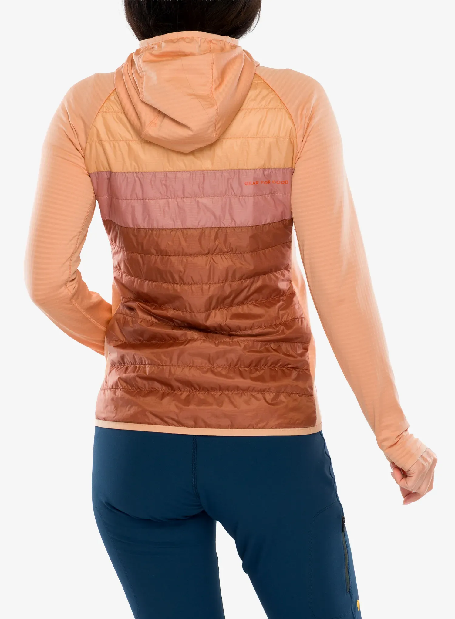 Geaca hibridă femei Cotopaxi Capa Hybrid Insulated Hooded Jacket - apricot/faded brick