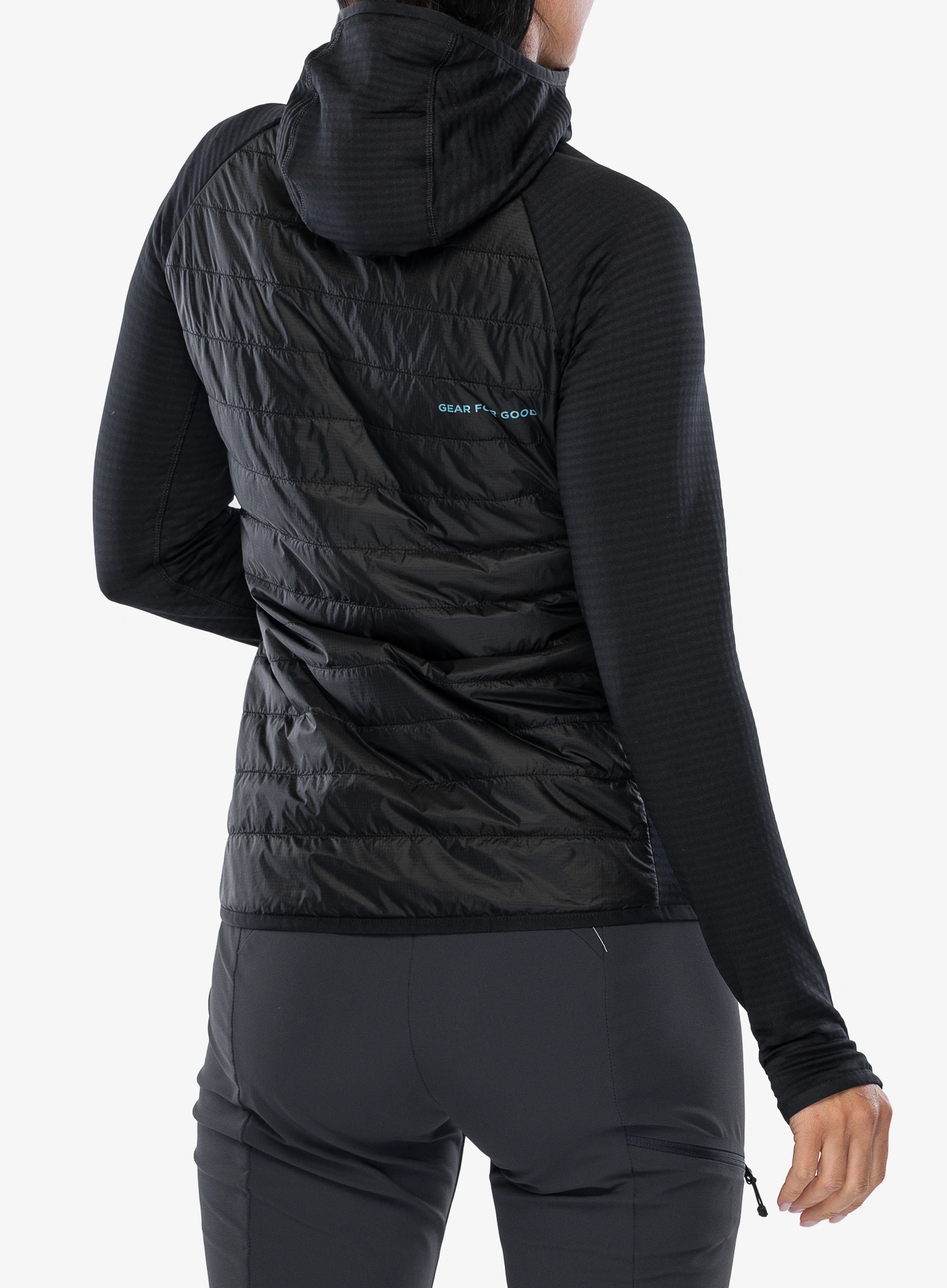 Geaca hibridă femei Cotopaxi Capa Hybrid Insulated Hooded Jacket - cotopaxi black