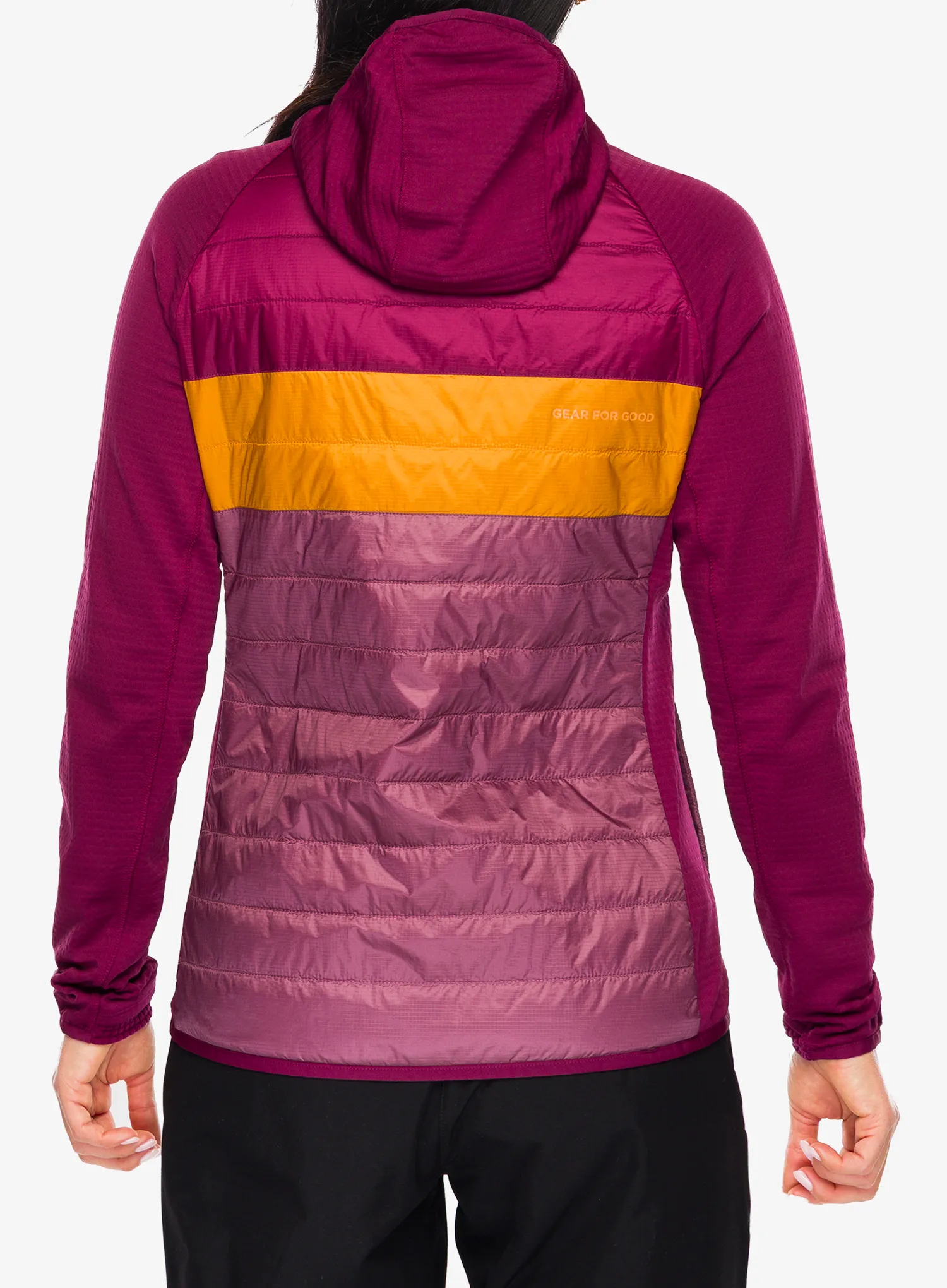 Geaca hibridă femei Cotopaxi Capa Hybrid Insulated Hooded Jacket - jam/fig