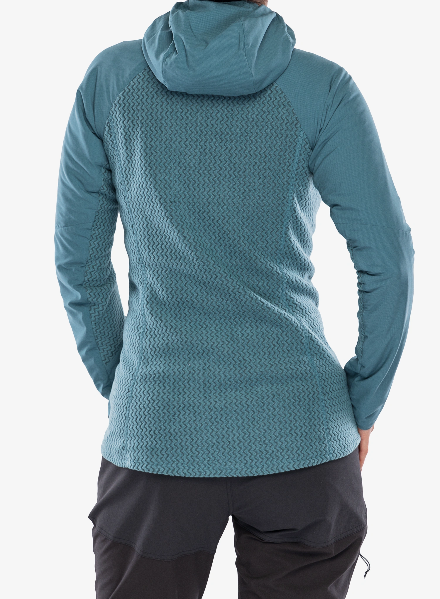 Geaca hibridă femei Patagonia Nano-Air Light Hybrid Hoody - wetland blue
