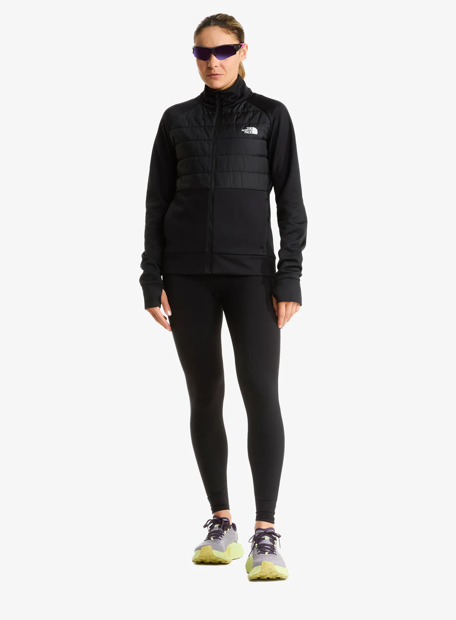 Geaca hibridă femei The North Face Reaxion 2.0 Hybrid Jacket - tnf black heather