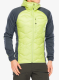 Geaca hibridă Peak Performance Helium Down Hybrid Hood - crystal green/mountain mist